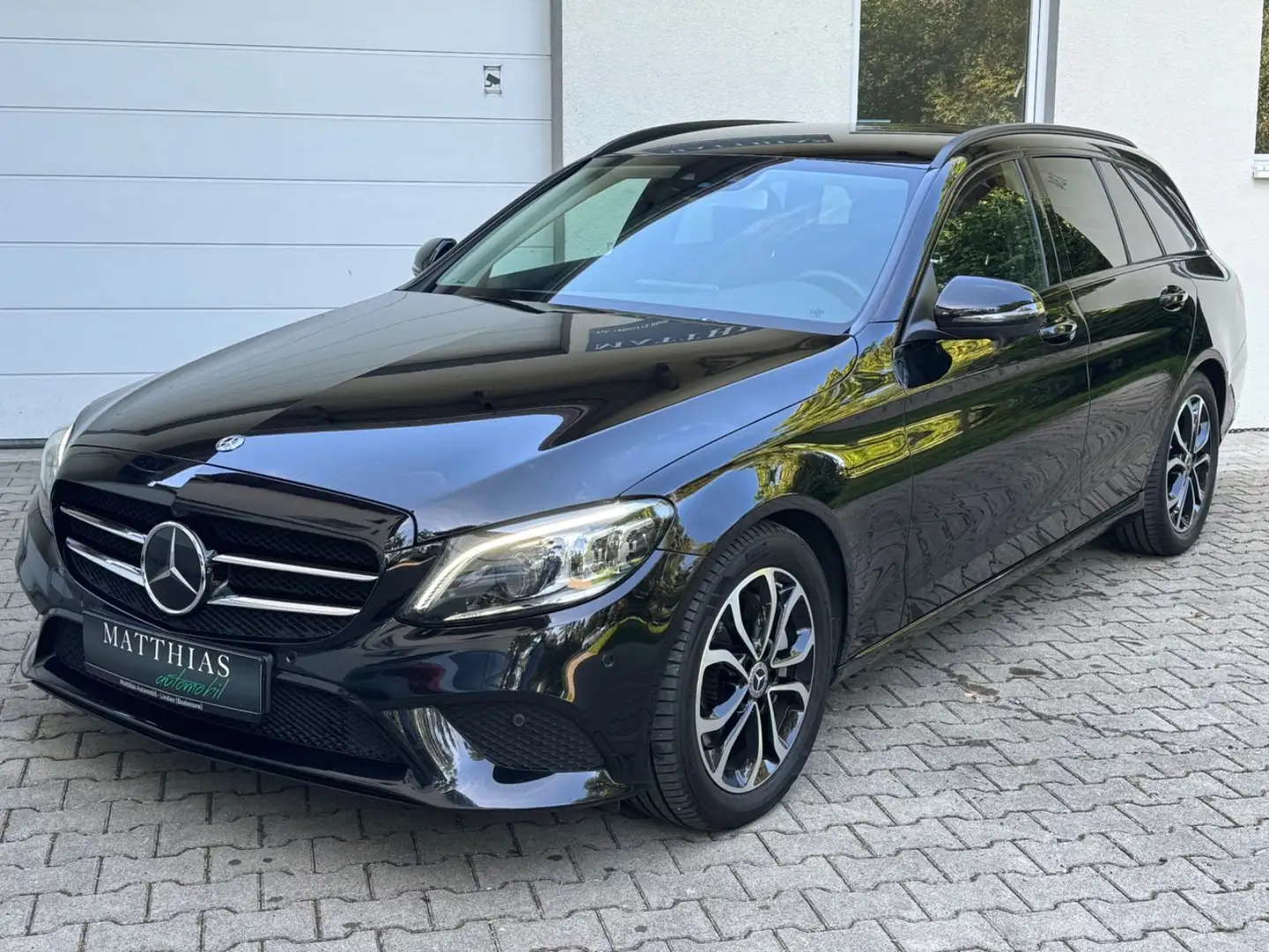 Mercedes-Benz C 300 d T /Night Paket/VollLeder/360/Spur/Abstand Schwarz - 1