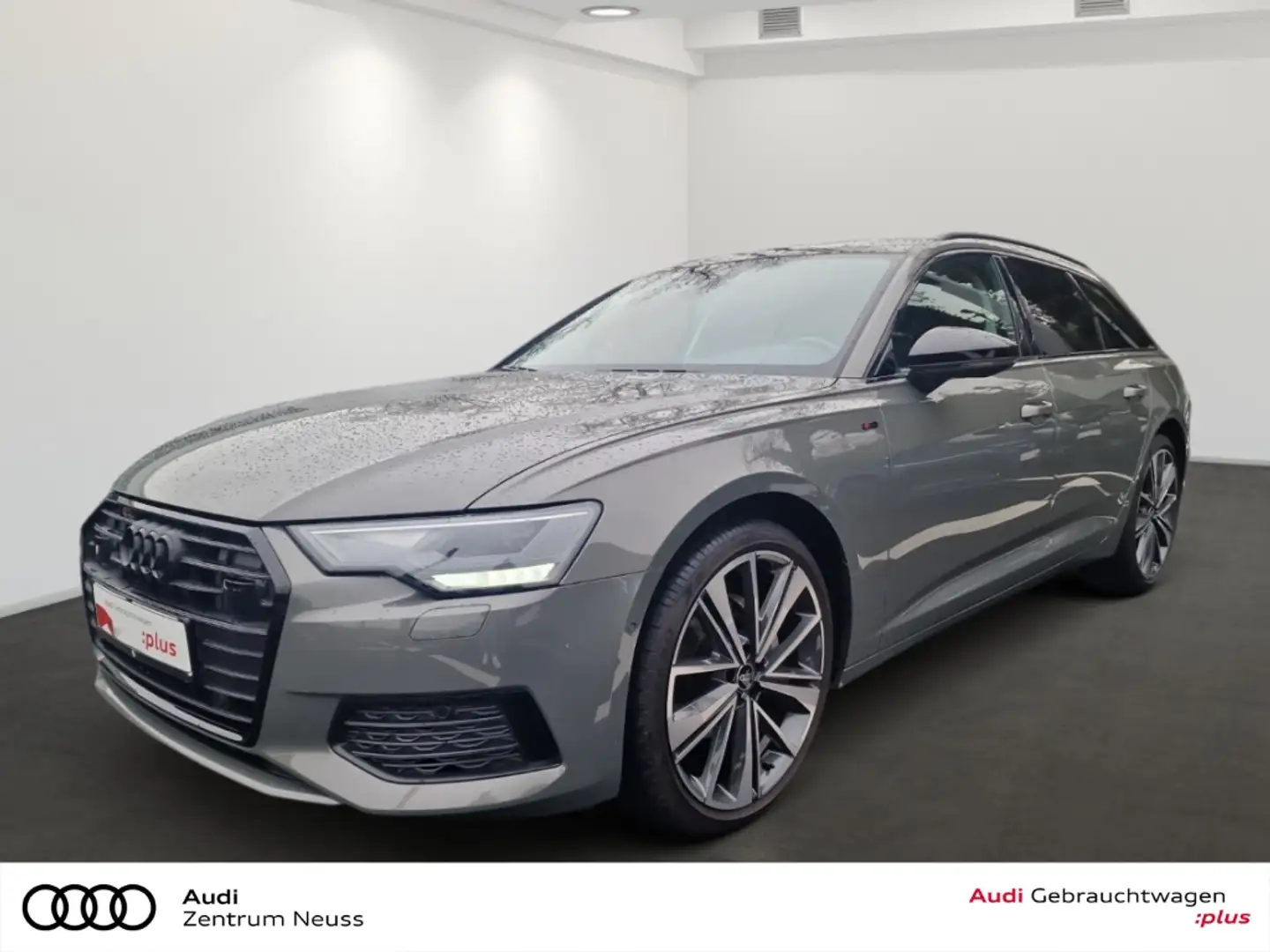 Audi A6 Avant 35 TDI design AHK PANO ACC CARPLAY Grijs - 1