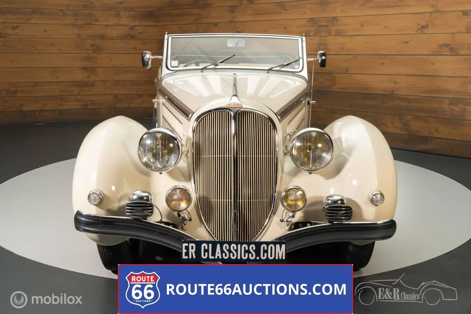 Oldtimer Delahaye Delahaye 148L by Chapron Cabriolet Beige - 2