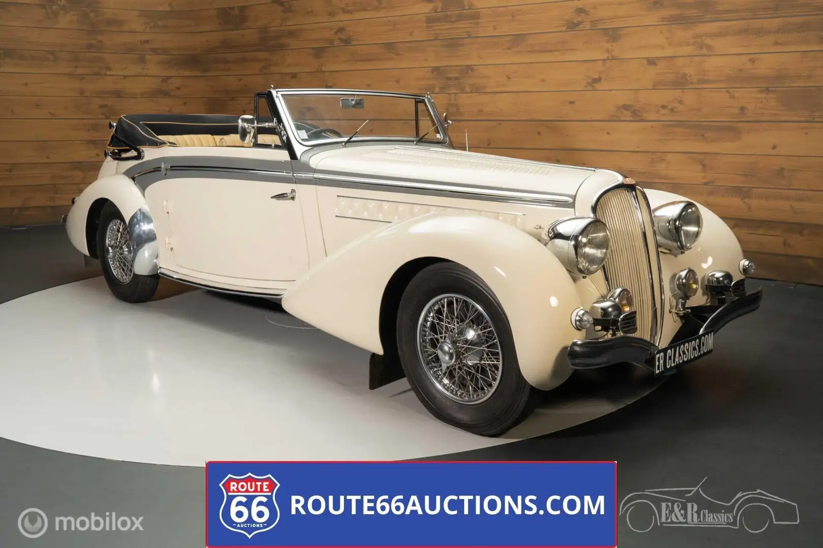 Oldtimer Delahaye Delahaye 148L by Chapron Cabriolet Beige - 1