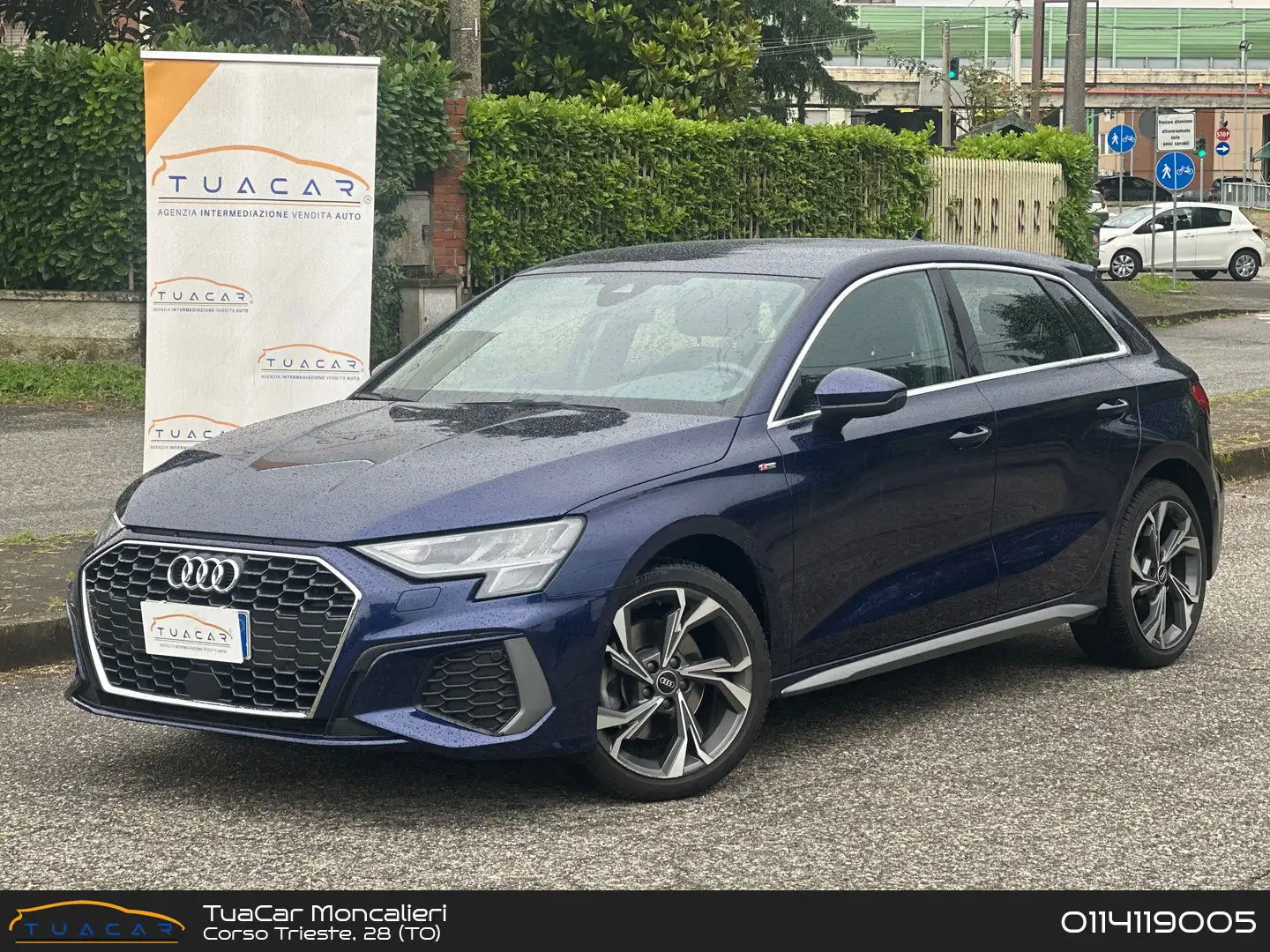 Audi A3 S Line Edition 1.5 30 g-tron Blu/Azzurro - 1