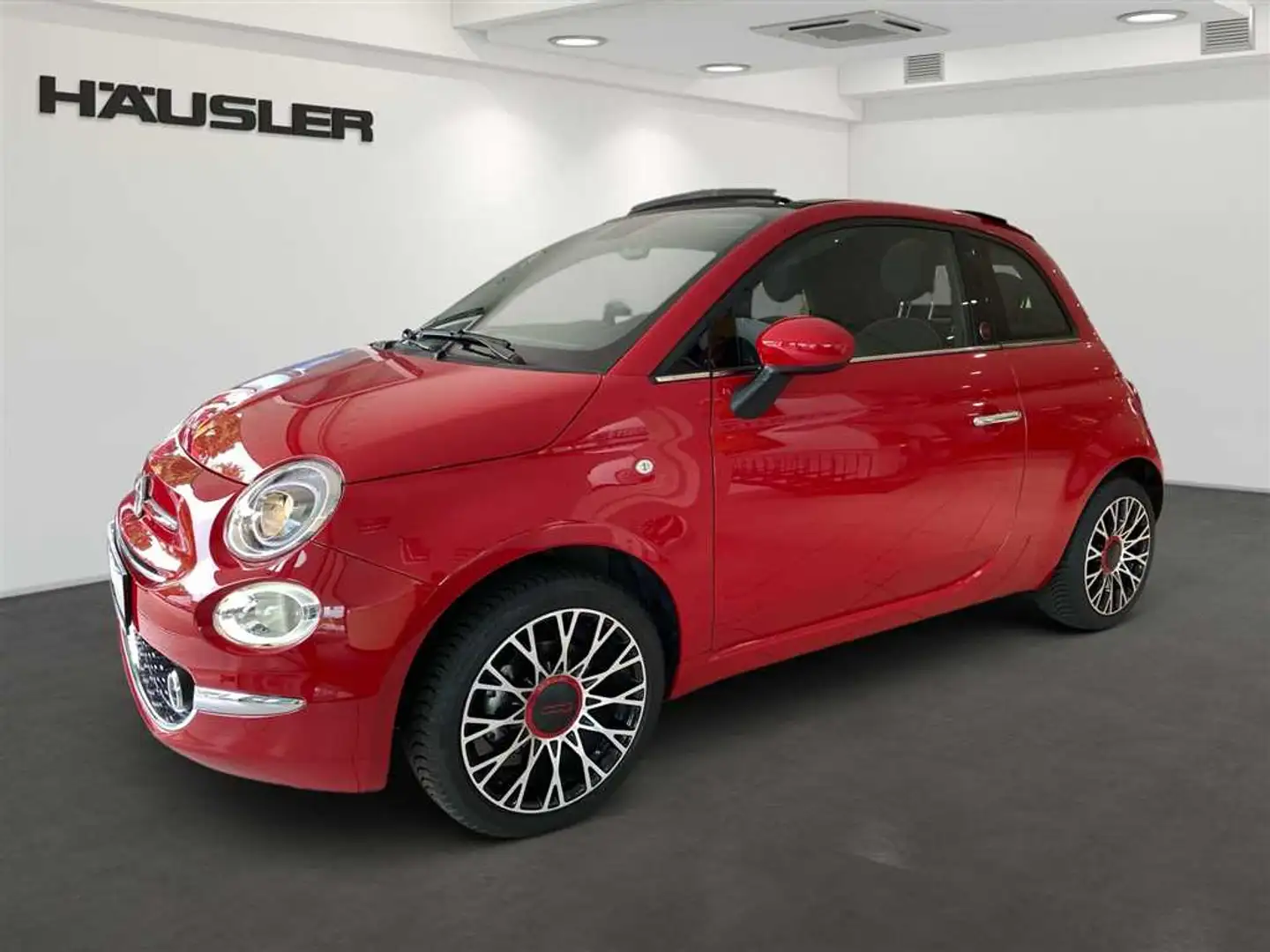 Fiat 500C 1.0 GSE Hybrid mit Navi*PDC*Tempomat Rouge - 1