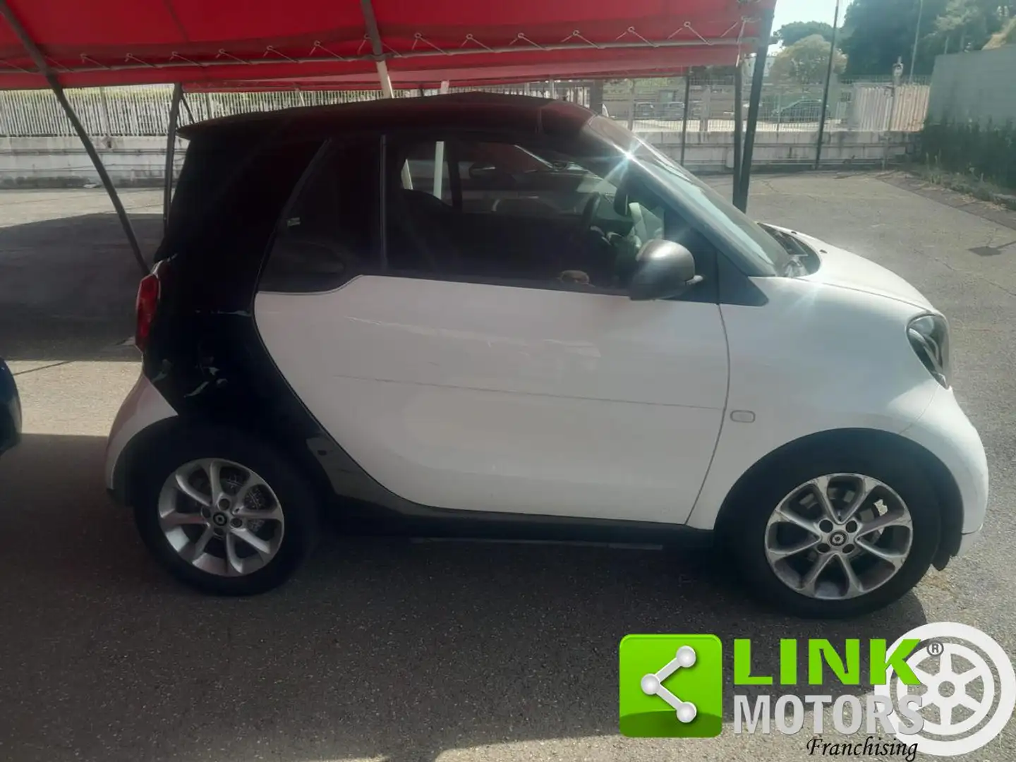 smart forTwo 70 1.0 twinamic cabrio Passion Blanc - 2