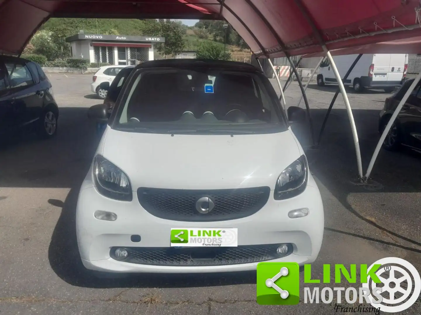 smart forTwo 70 1.0 twinamic cabrio Passion Blanc - 1