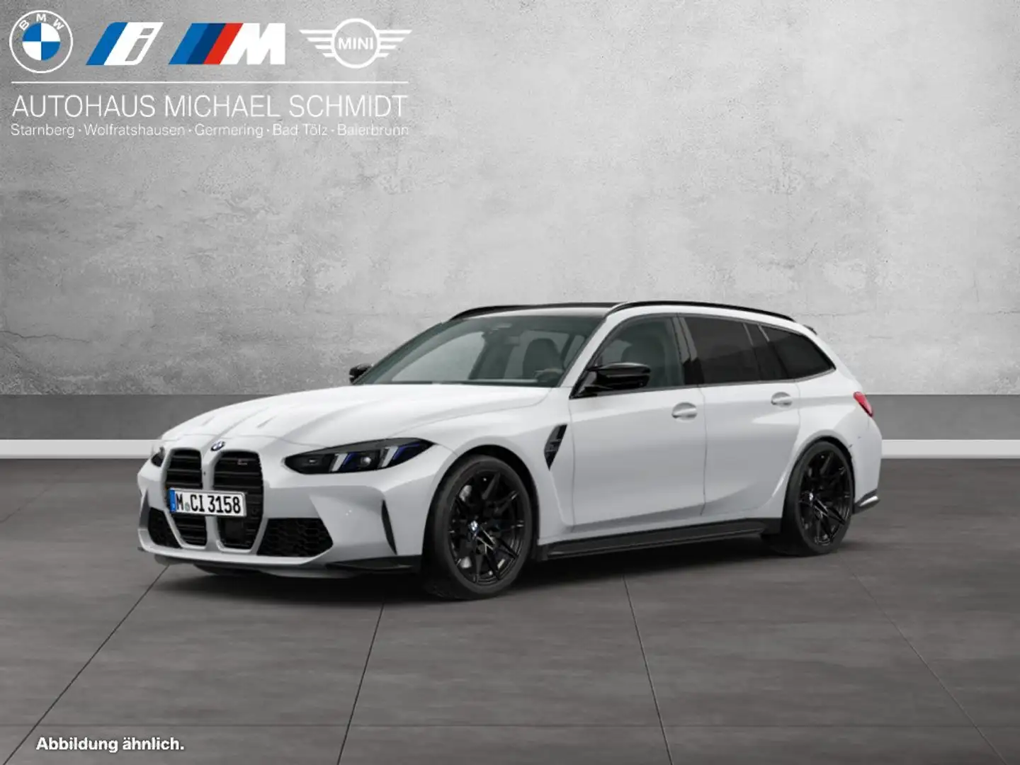 BMW M3 Competition M XDR M Drivers P. Head-Up DAB Weiß - 1
