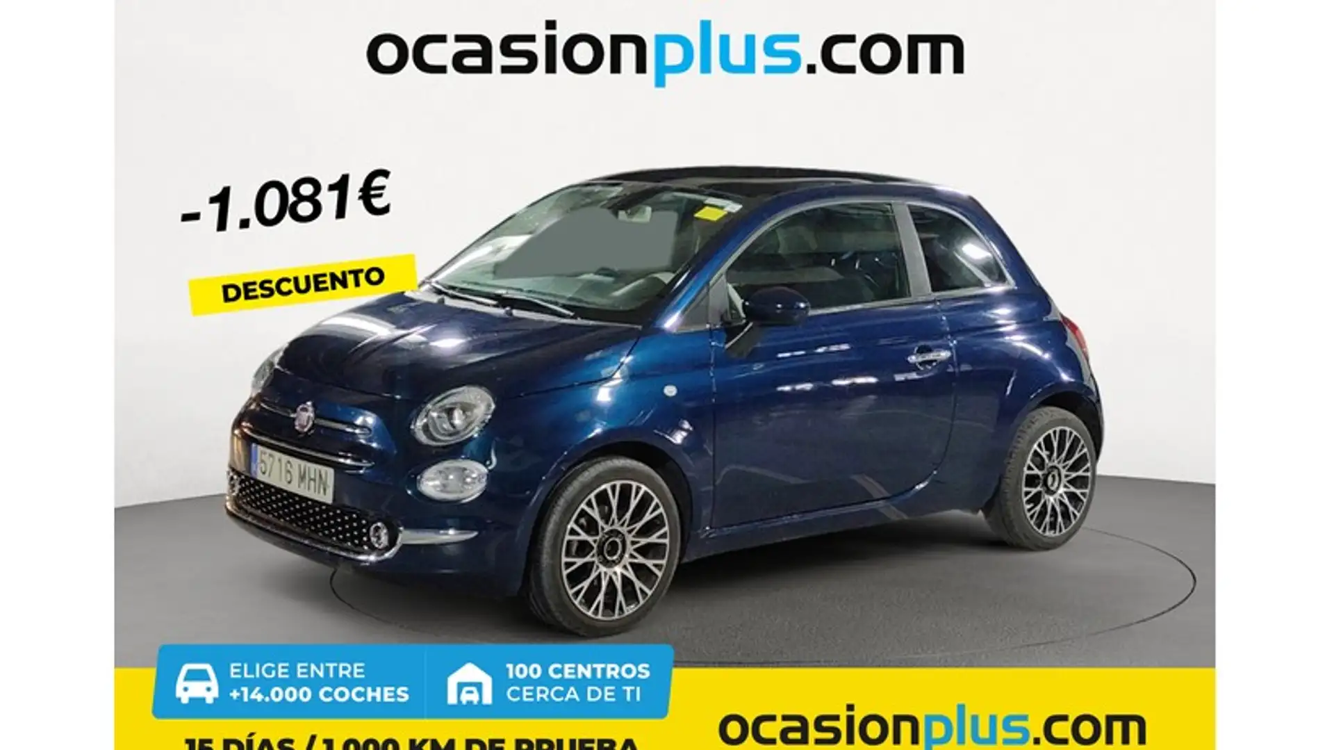 Fiat 500 1.0 Hybrid Dolcevita 52kW Blu/Azzurro - 1