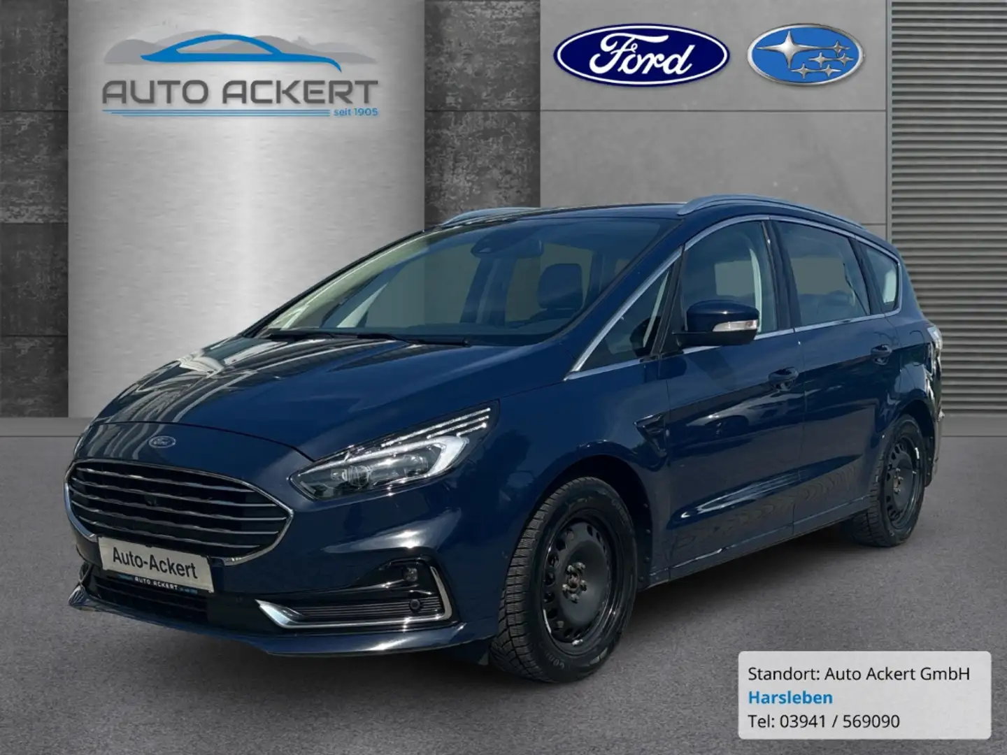 Ford S-Max Titanium 2.0 EcoBlue EU6d Klima Navi ZV Modrá - 1