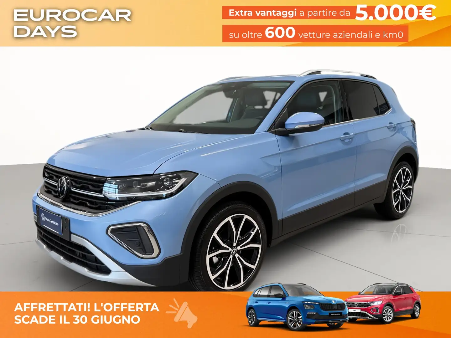 Volkswagen T-Cross 1.0 tsi style 115cv Blu/Azzurro - 1