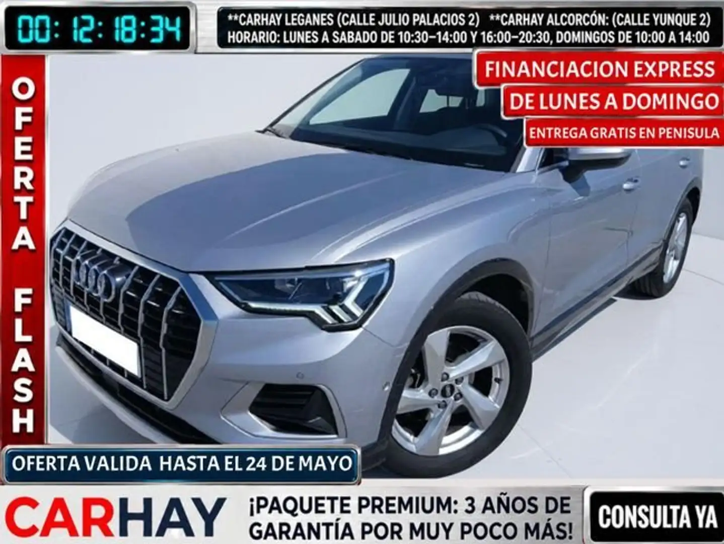 Audi Q3 35 TDI Advanced S tronic 110kW Gris - 1