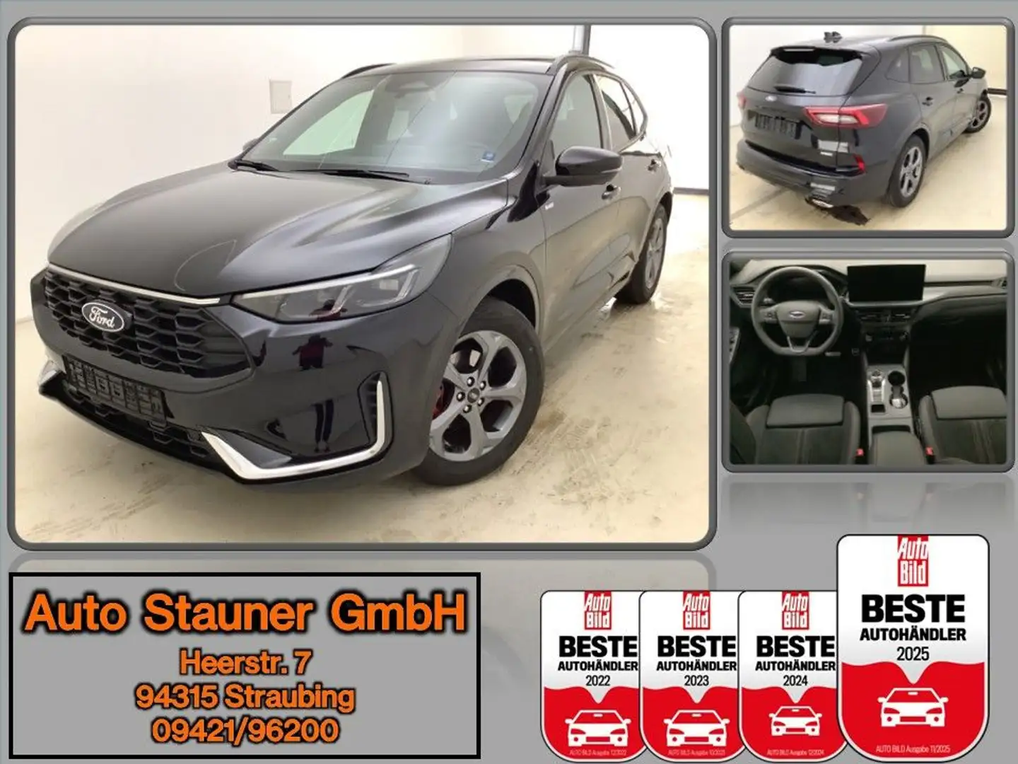 Ford Kuga 2.5 Duratec FHEV ST-Line X*AHK*LED*ACC*SHZ* Schwarz - 1