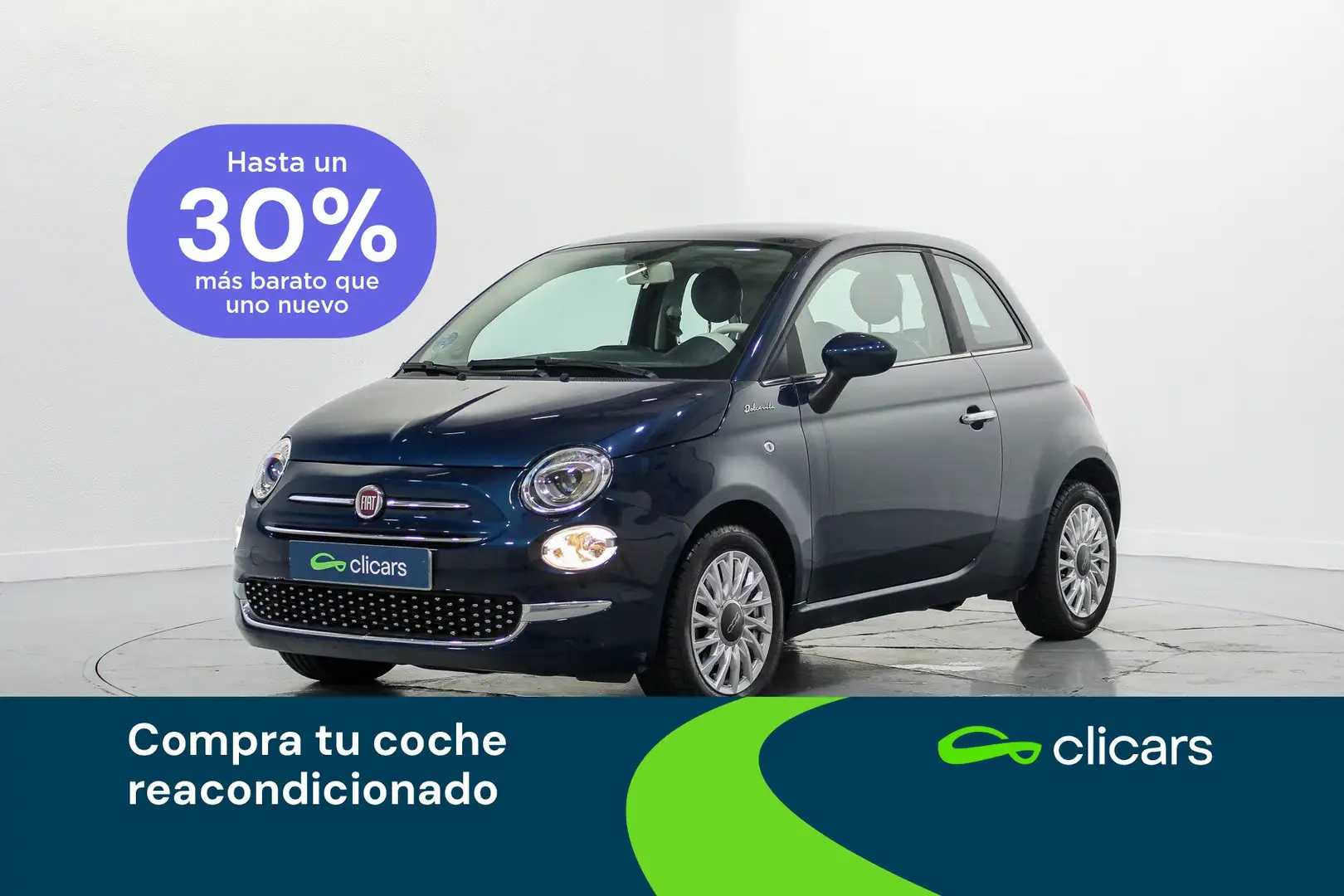 Fiat 500 1.0 Hybrid Dolcevita 52kW Azul - 1