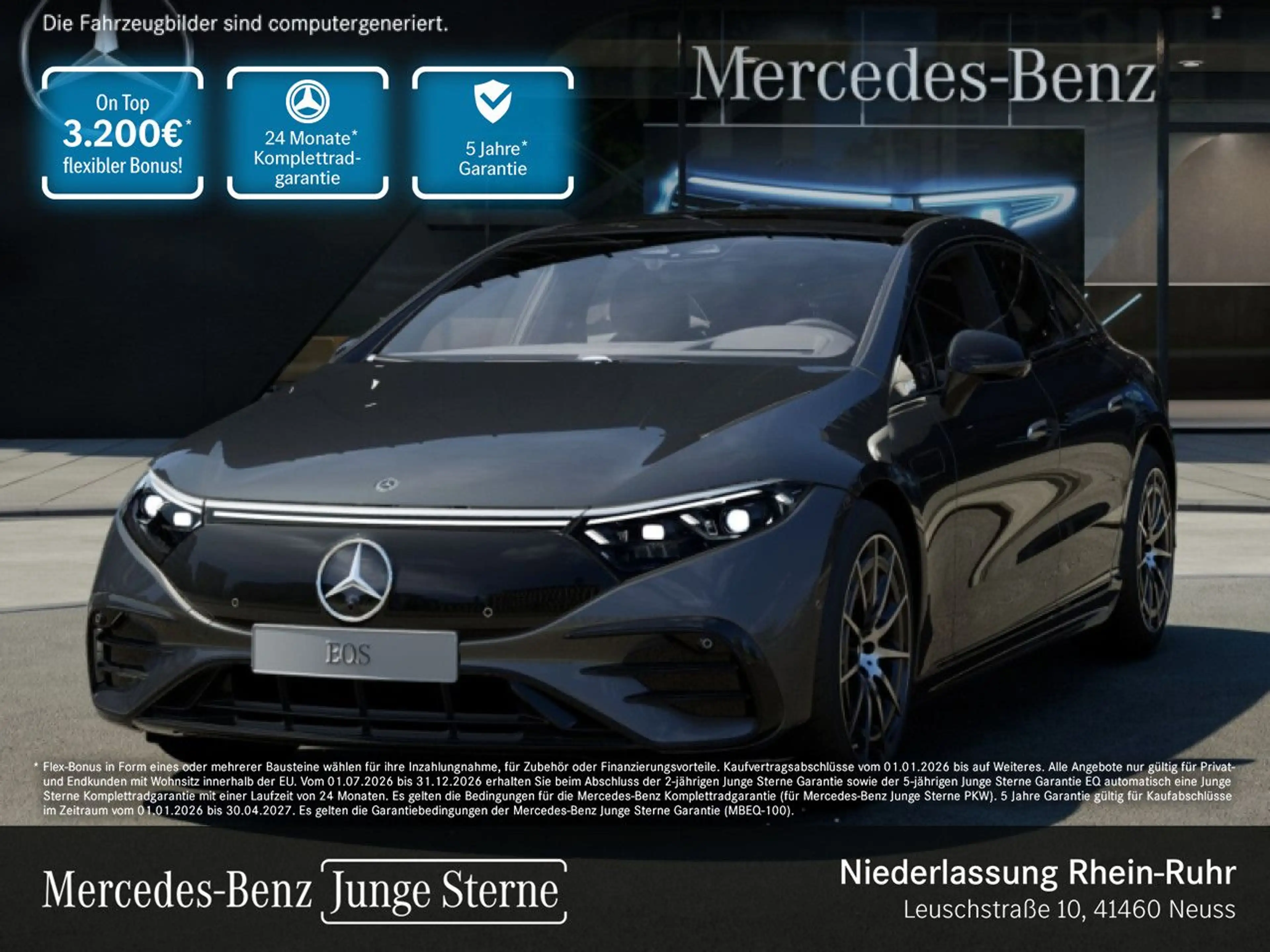 Mercedes-Benz EQS 580 4Matic AMG Fahrass Airmat Pano Burmester