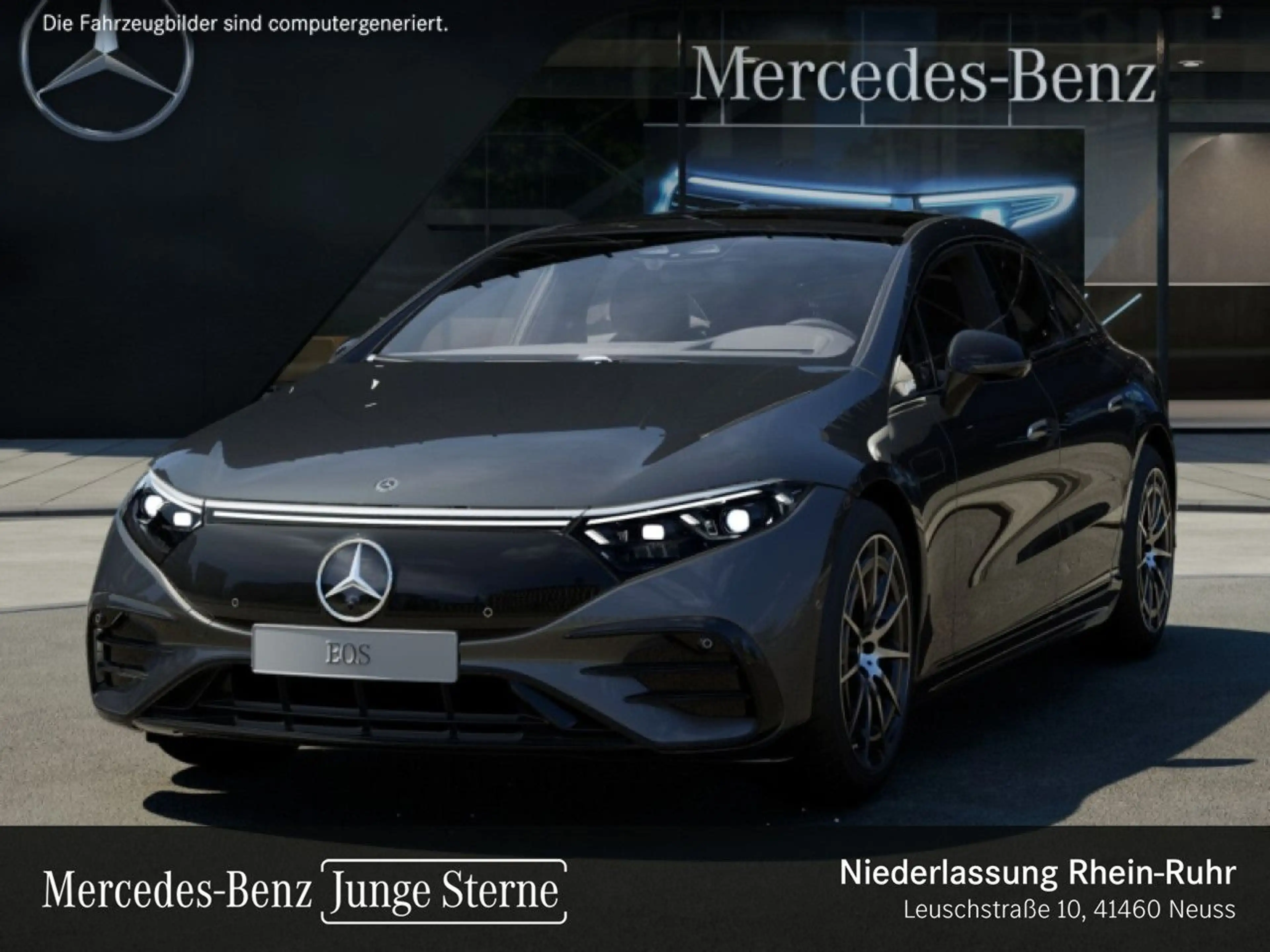Mercedes-Benz EQS 580 4Matic AMG Fahrass Airmat Pano Burmester — photo 2