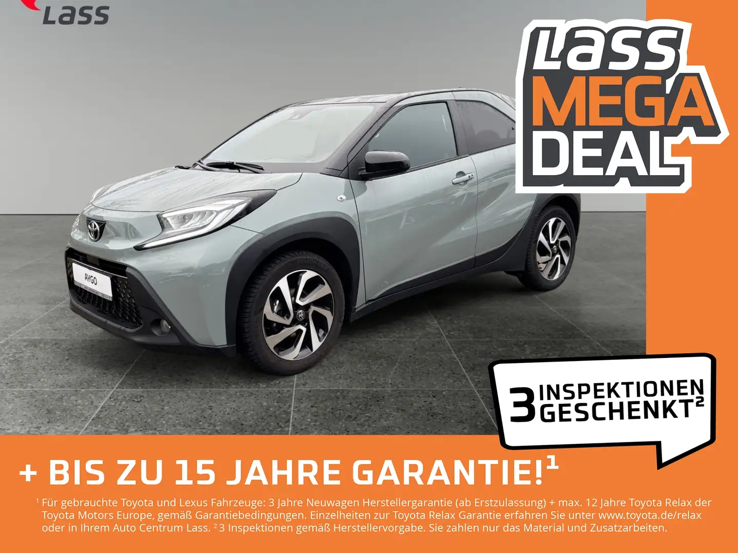 Toyota Aygo 1.0 Pulse Klimaaut SHZ Tempo Kamera GJR Schwarz - 1