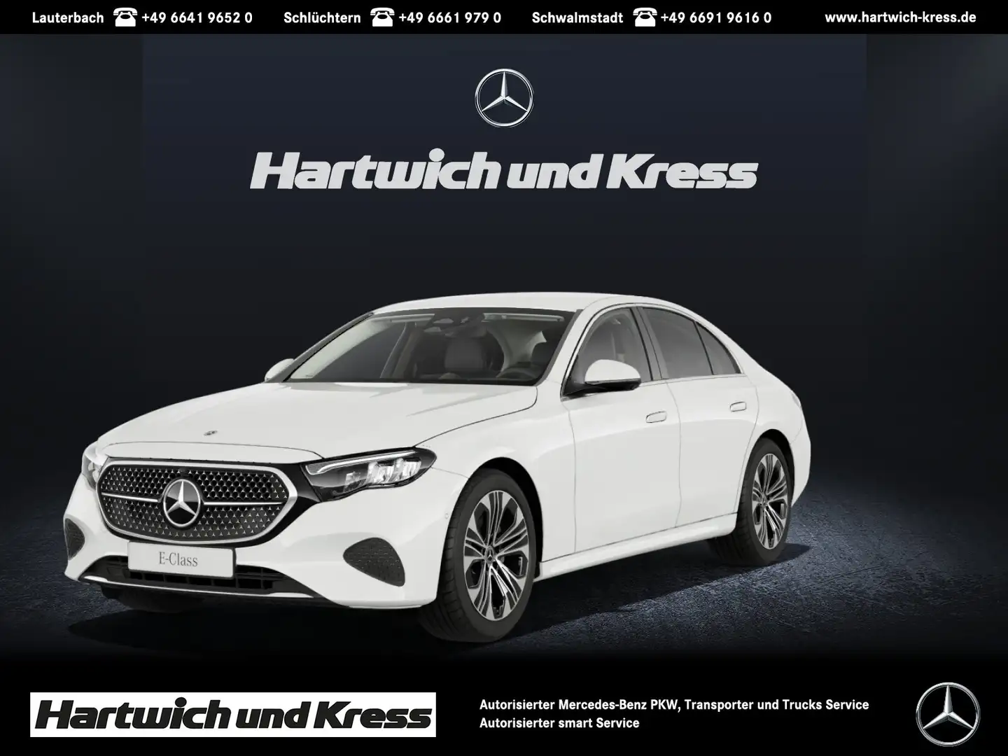 Mercedes-Benz E 200 E 200 Avantgarde Advanced+AHK+19"Räder+360°Kamera+ Wit - 1