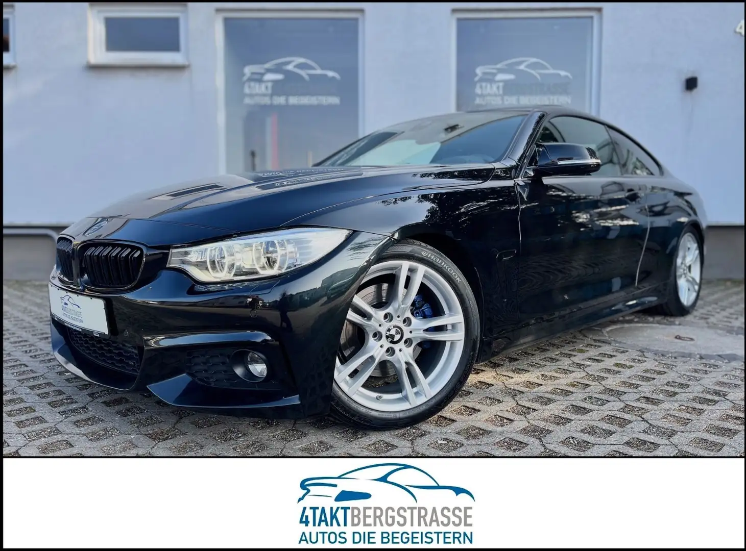 BMW 430 d xDrive Coupé AUT M-Paket Navi HUD HiFi GLSD Noir - 1