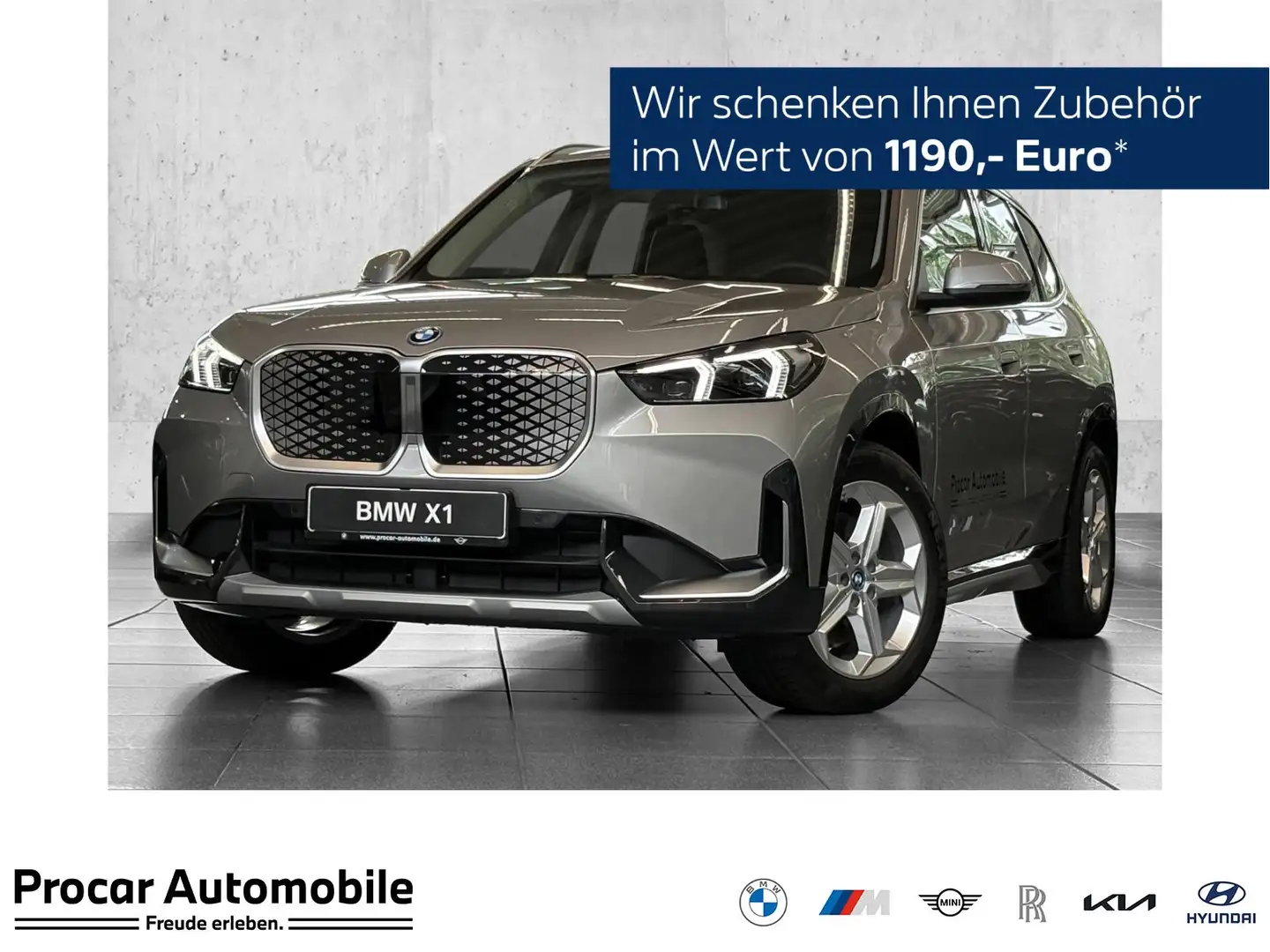 BMW iX1 xDrive30 xLine DA PA Kamera LED Sportsitze Komfort Grau - 1