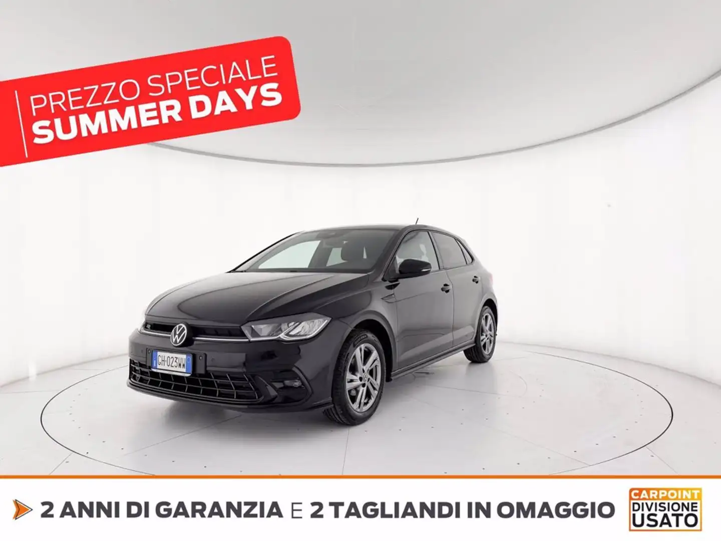 Volkswagen Polo 1.0 tsi r-line 95cv Black - 1