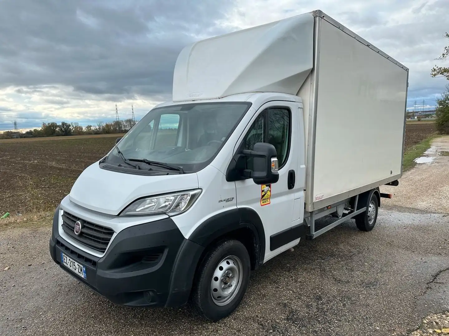Fiat Ducato 18490 ht caisse 20m3 hayon - 1