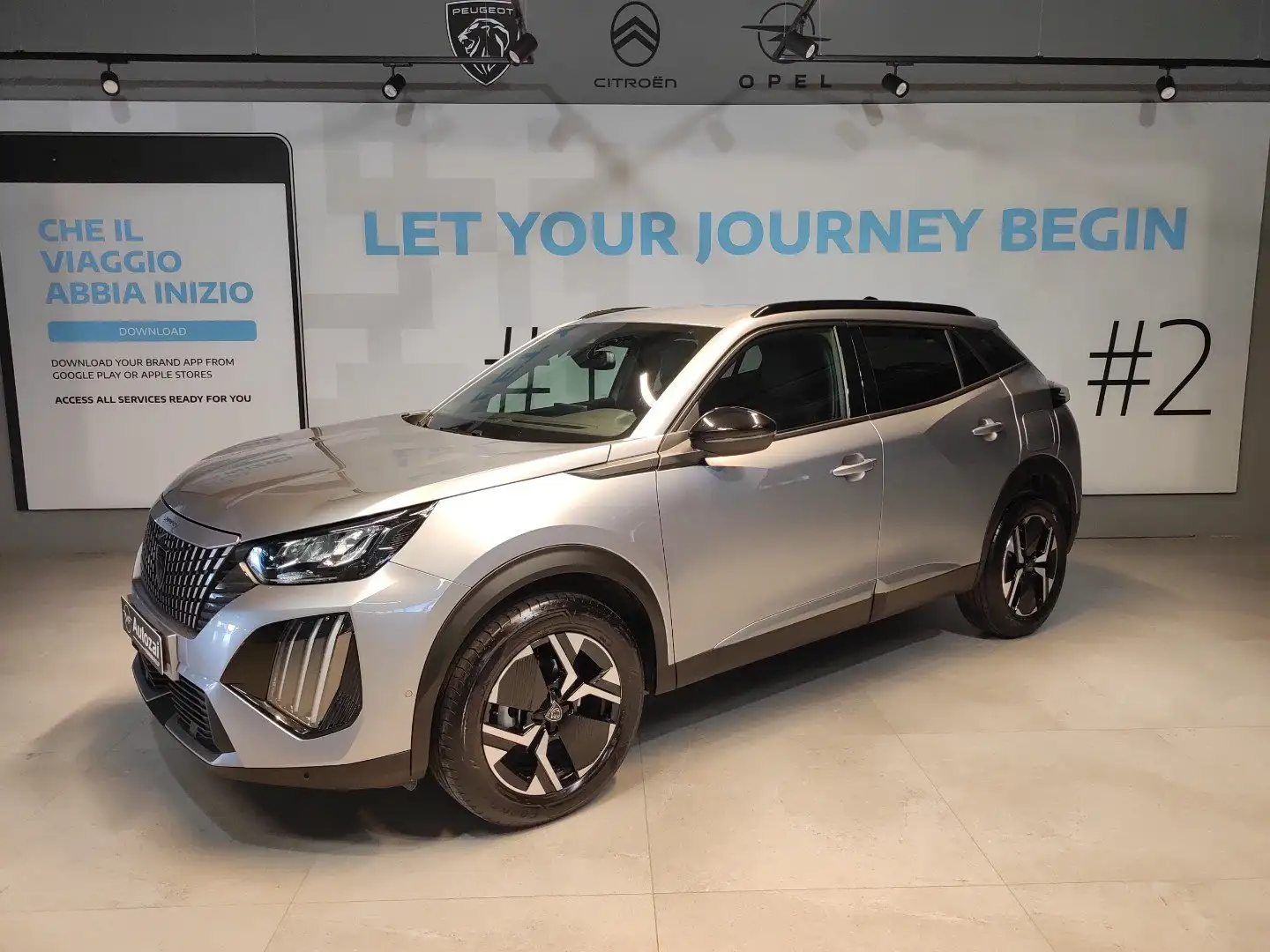 Peugeot 2008 2008 PureTech 130 S&S EAT8 Allure Grigio - 1