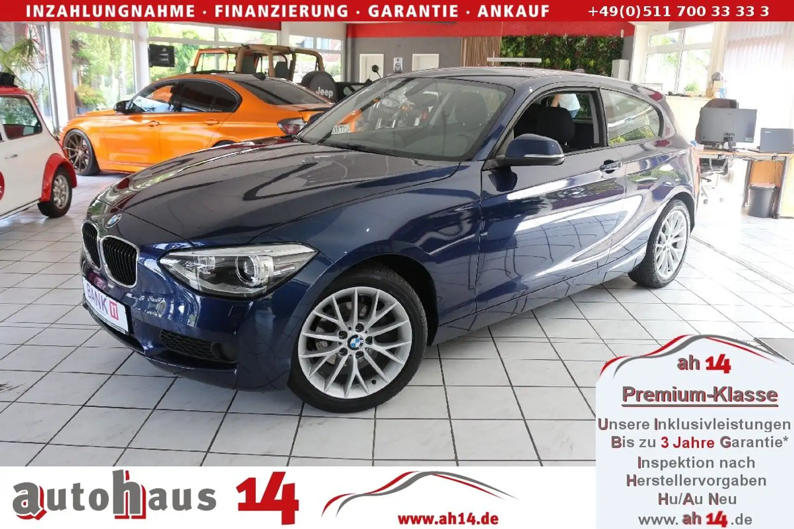 BMW 118 d - BiXenon-Sitzheizung-Klima-PDC-1.Hand Azul - 1