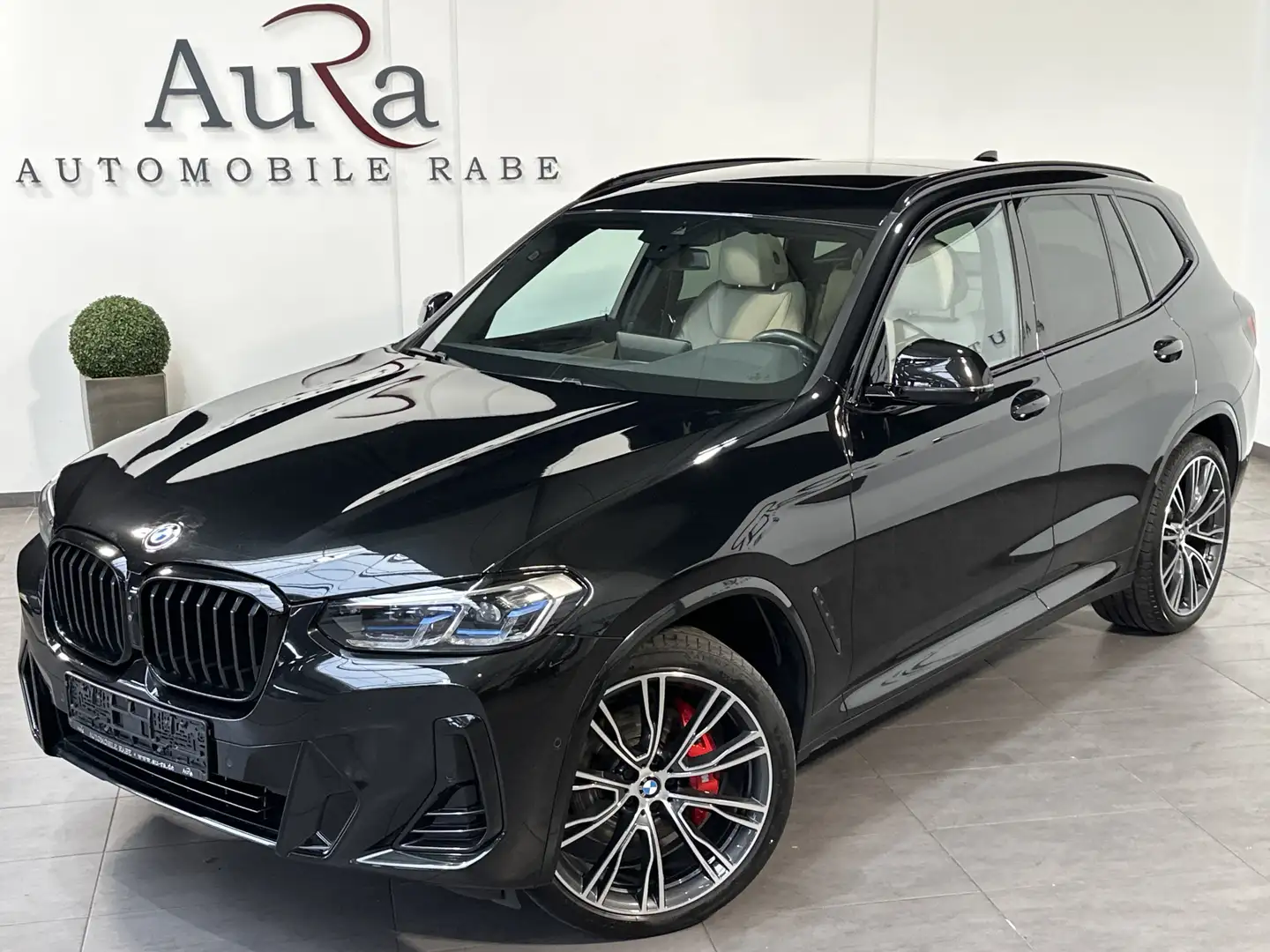 BMW X3 xDrive30d M-Sport NAV+LASER+HEADUP+PANO+360° Noir - 1