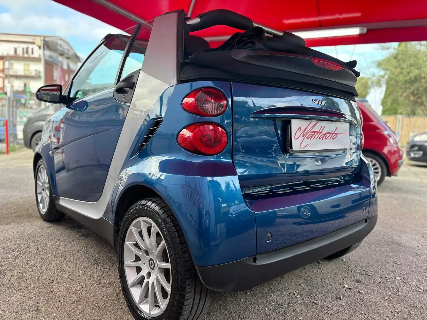 smart forTwo Cabrio 1.0 mhd Passion 71cv FL Blu/Azzurro - 2