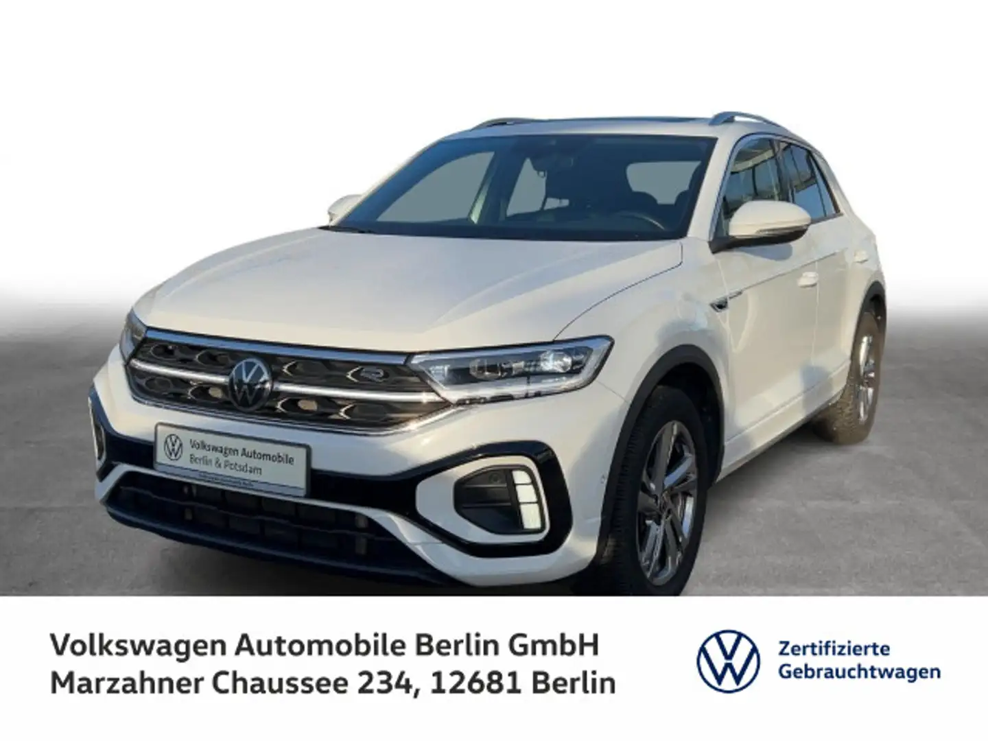 Volkswagen T-Roc 1.5 TSI R-Line Pano Navi LED SHZ ACC PDC Weiß - 1