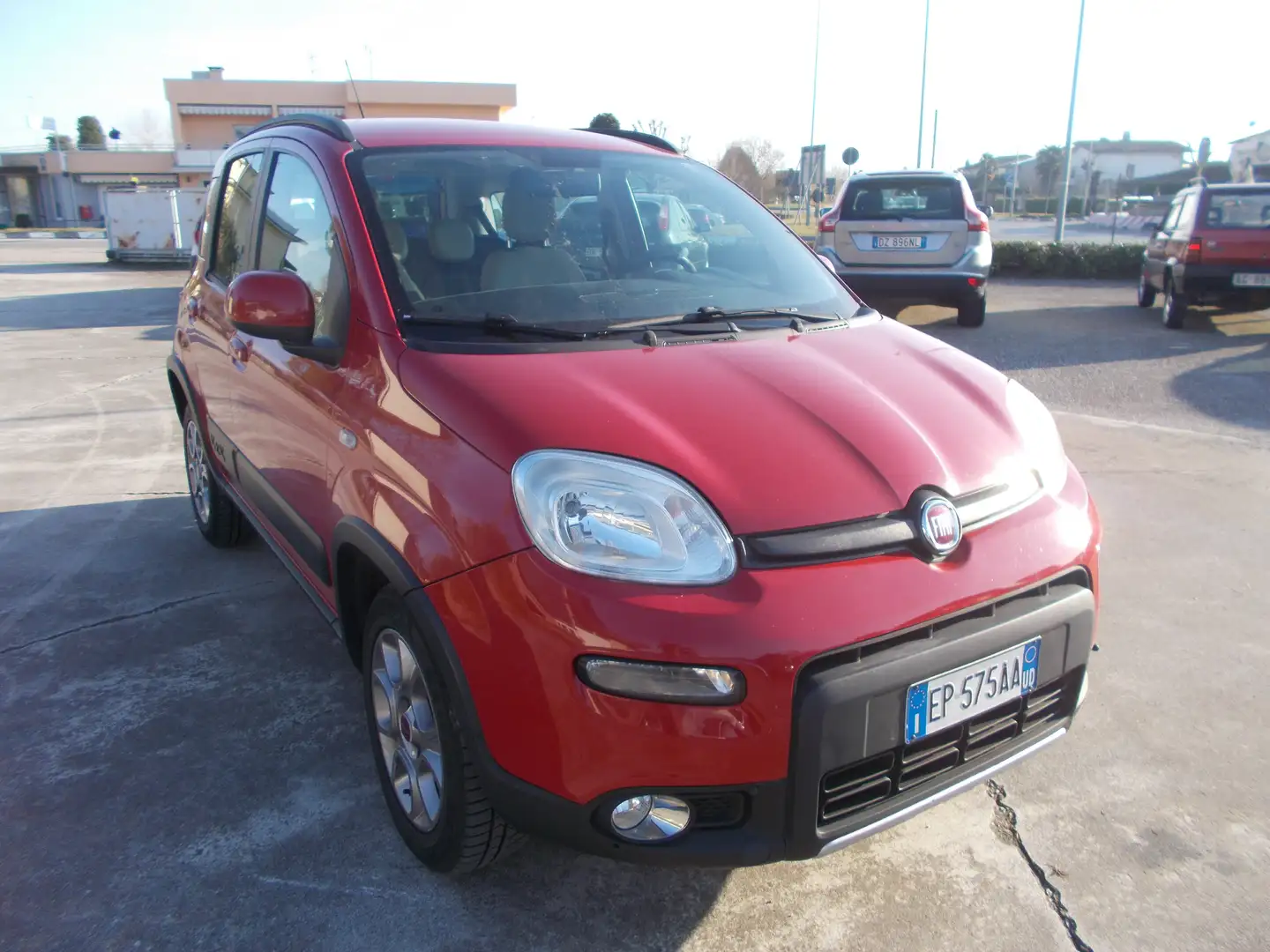 Fiat Panda 1.3 mjt 16v 4x4 75cv Rood - 1