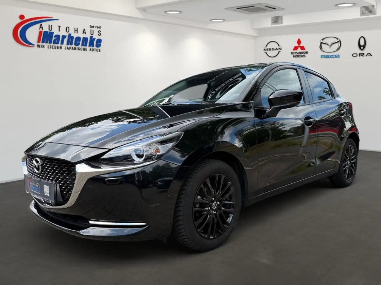 Mazda 2 SKYACTIV-G 90 Aut. Homura Zwart - 1