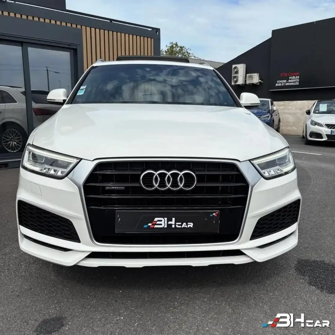 Audi Q3 2.0 TDI 184 S-LINE QUATTRO S-TRONIC / Toit ouvrant Wit - 2