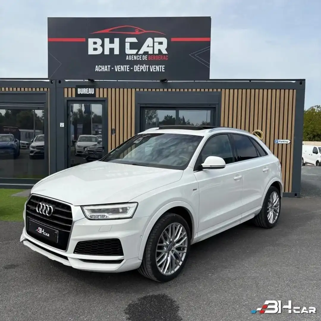 Audi Q3 2.0 TDI 184 S-LINE QUATTRO S-TRONIC / Toit ouvrant Wit - 1