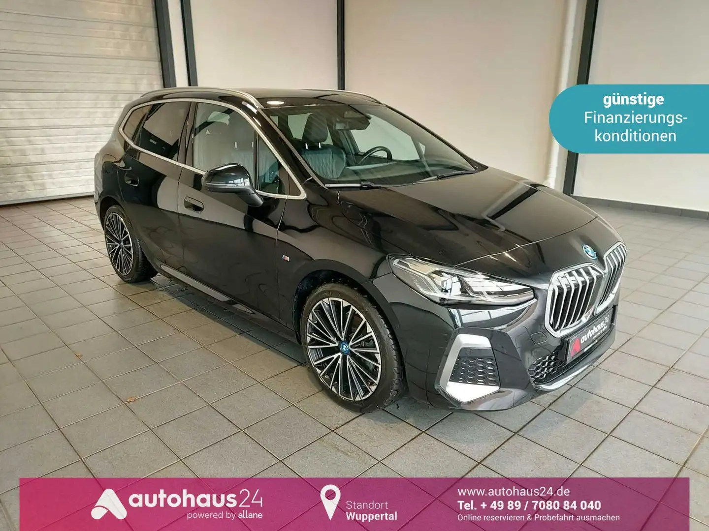 BMW 225 225e xDrive M Sport  HeadUp|LED|Pano Schwarz - 1