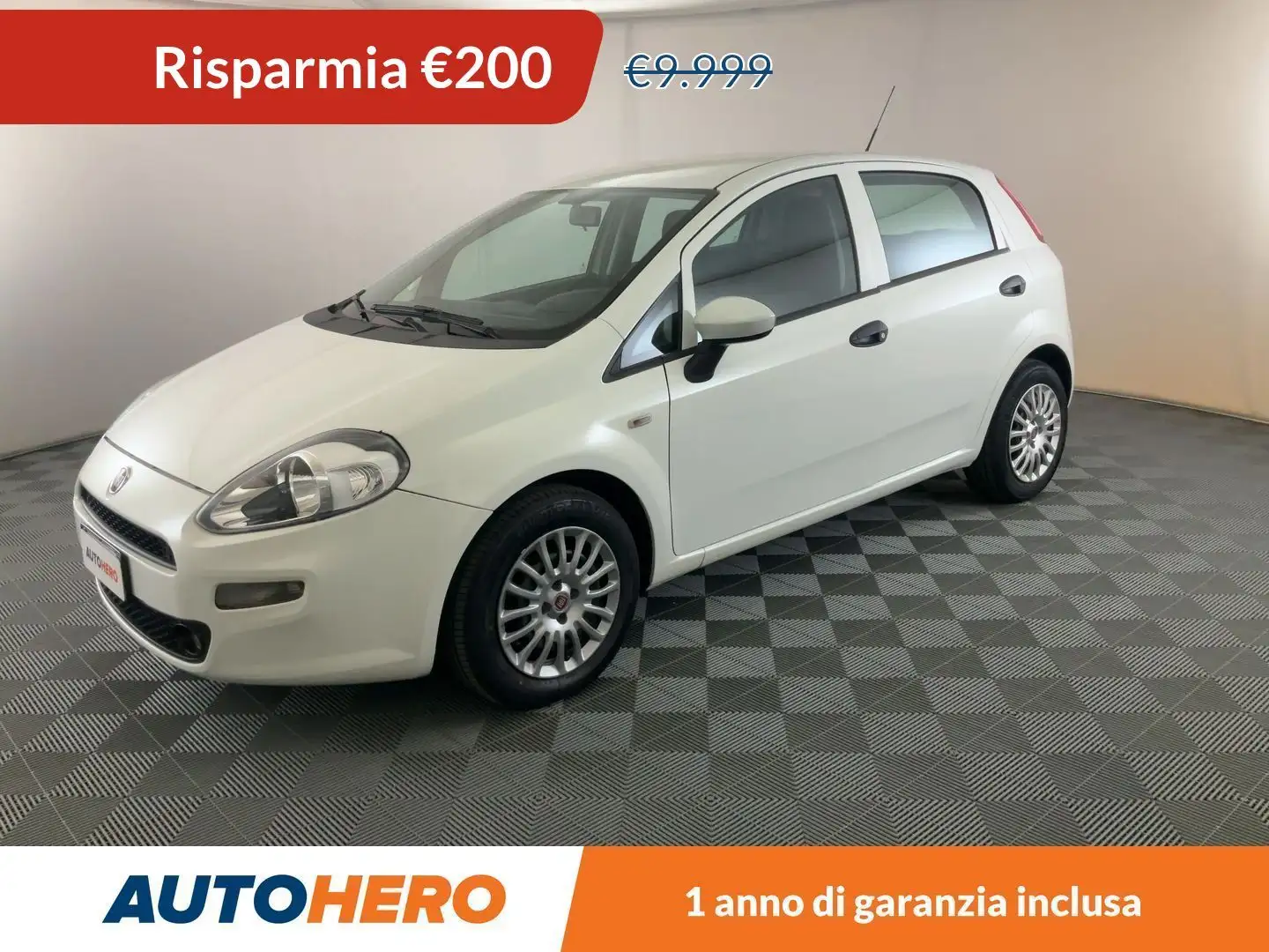 Fiat Punto 1.3 M-Jet Street 95 CV Bianco - 1