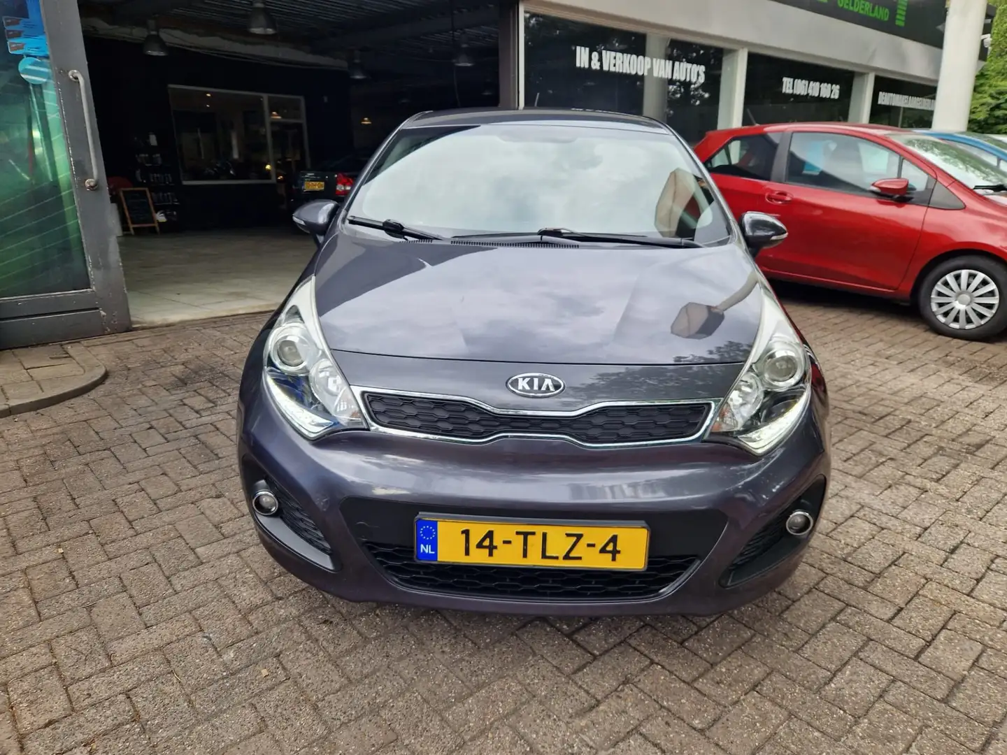 Kia Rio 1.2 CVVT Super Pack 2E EIGENAAR|NW APK|12 MND GARA Grijs - 2