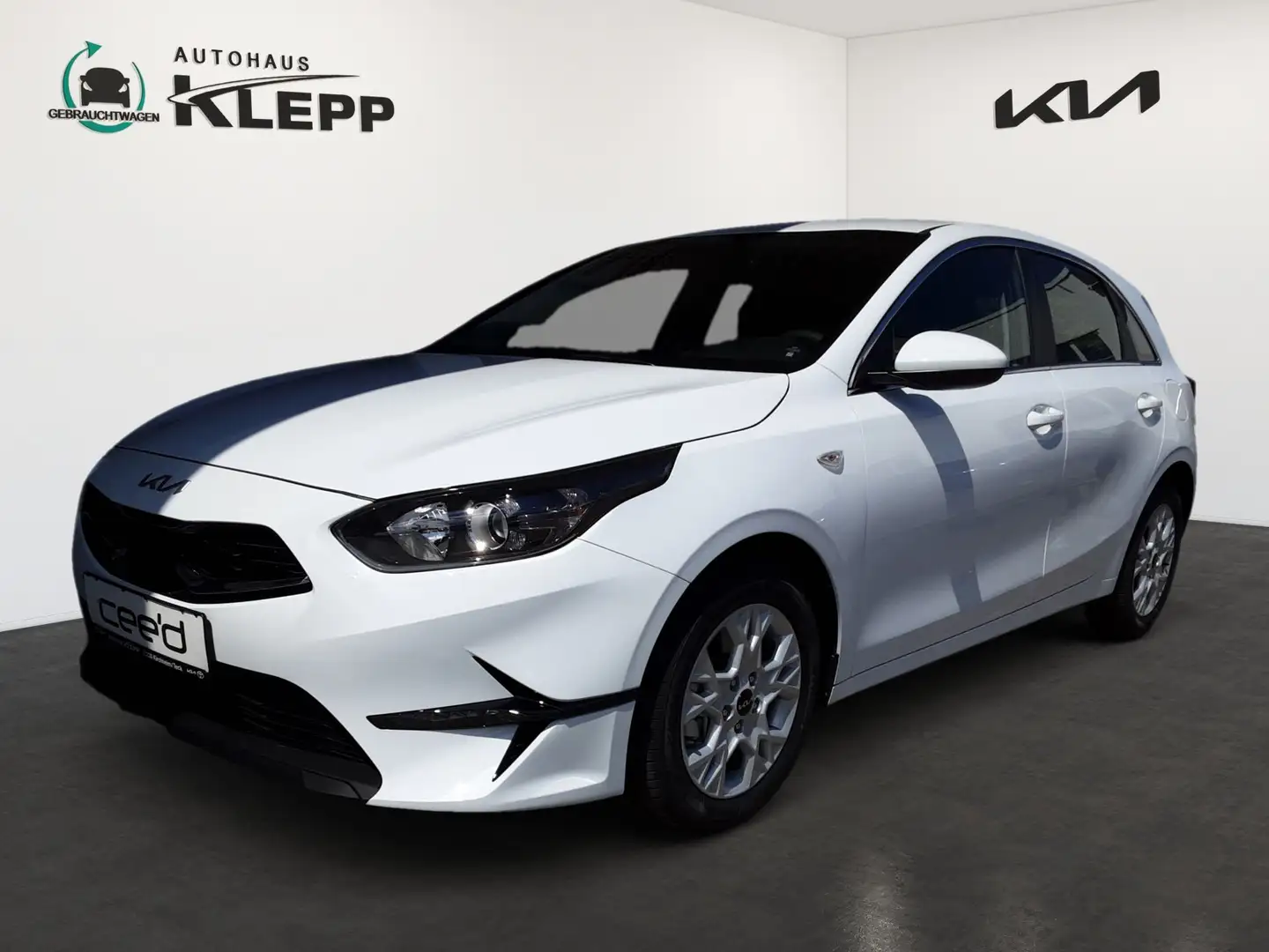 Kia Ceed / cee'd 1.5 T 140PS Vision Automatik  KOMF + NAV Blanco - 1