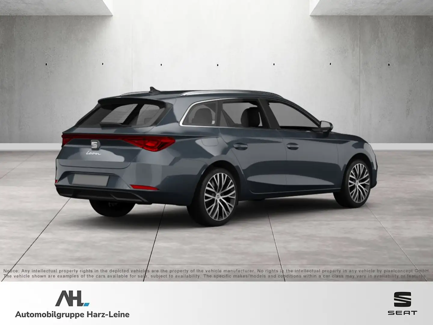 SEAT Sonstige Leon Sportstourer 1.5 TSI FR LED Navi AHK SHZ Grau - 2