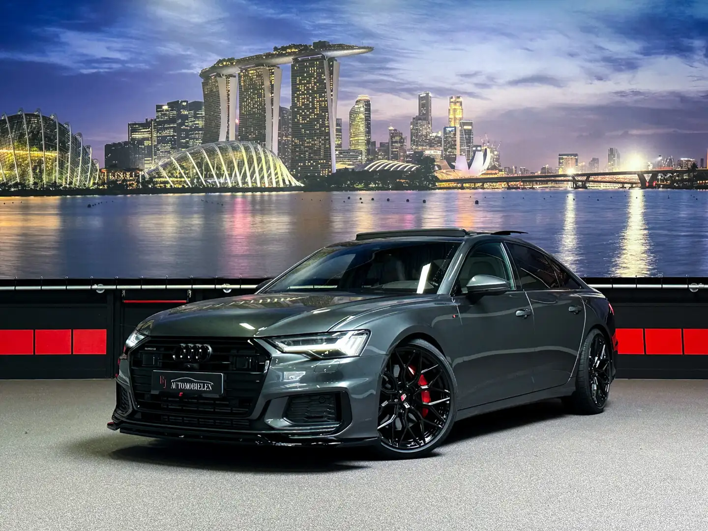 Audi A6 Limousine 55 TFSI V6 quattro 3xS-Line 340PK |RS-Se Gris - 1