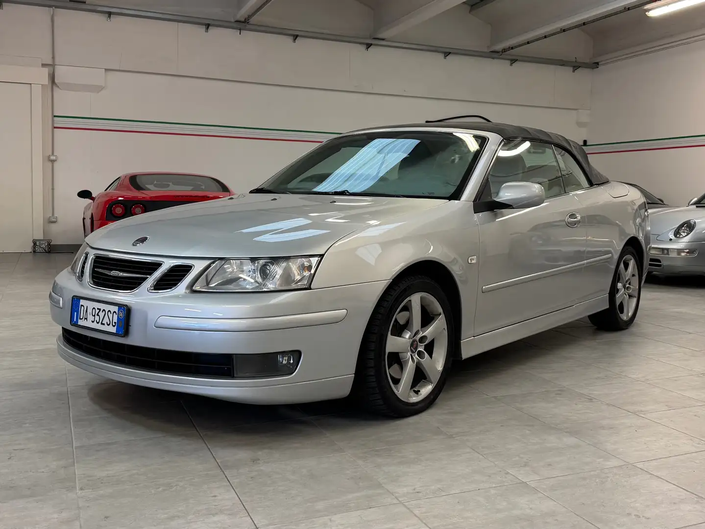 Saab 9-3 9-3 Cabrio 1.9 tid 16v Vector sentronic dpf Argento - 1