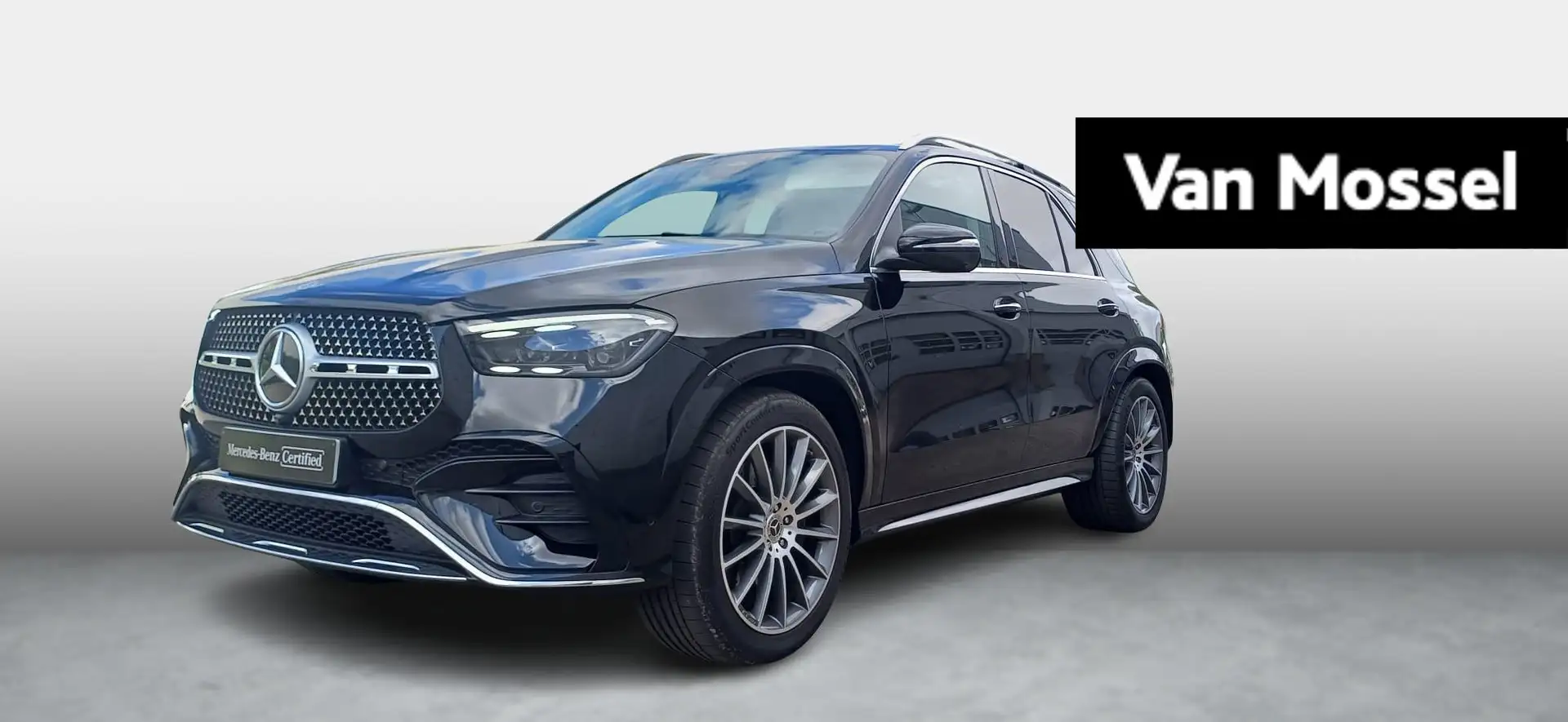 Mercedes-Benz GLE 300 d 4MATIC AMG LINE + AIRMATIC + TREKHAAK 3.5 TON + Noir - 1