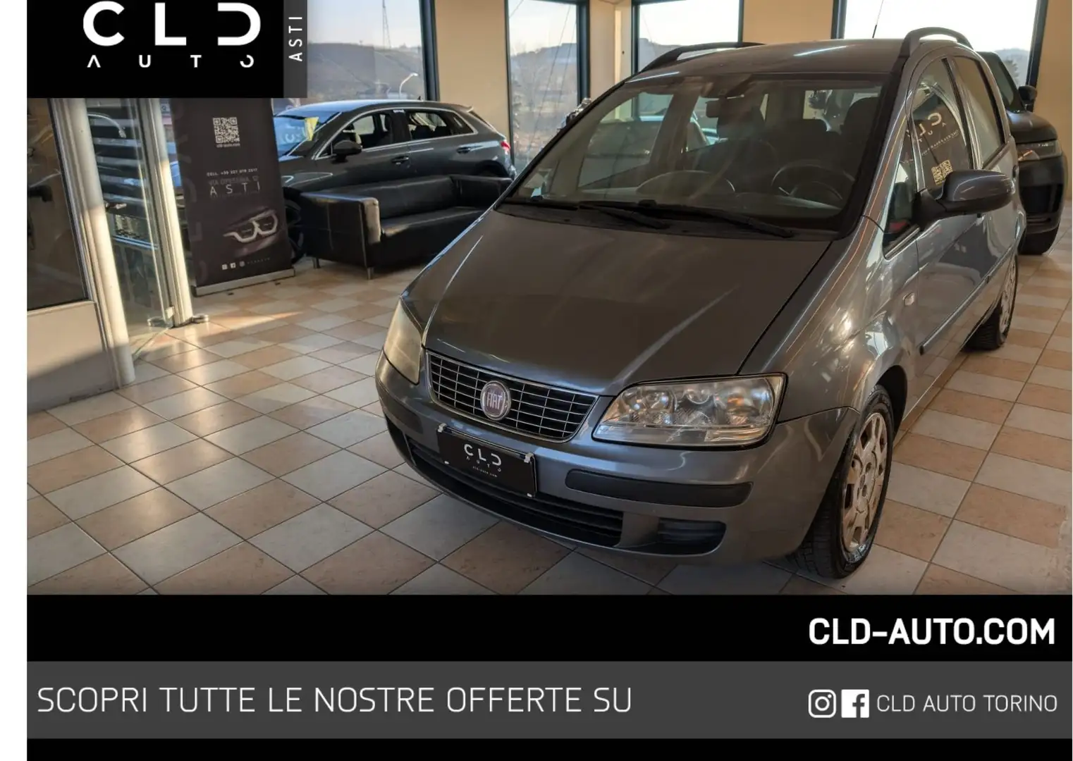 Fiat Idea Idea 1.3 mjt 16v Active Gris - 1