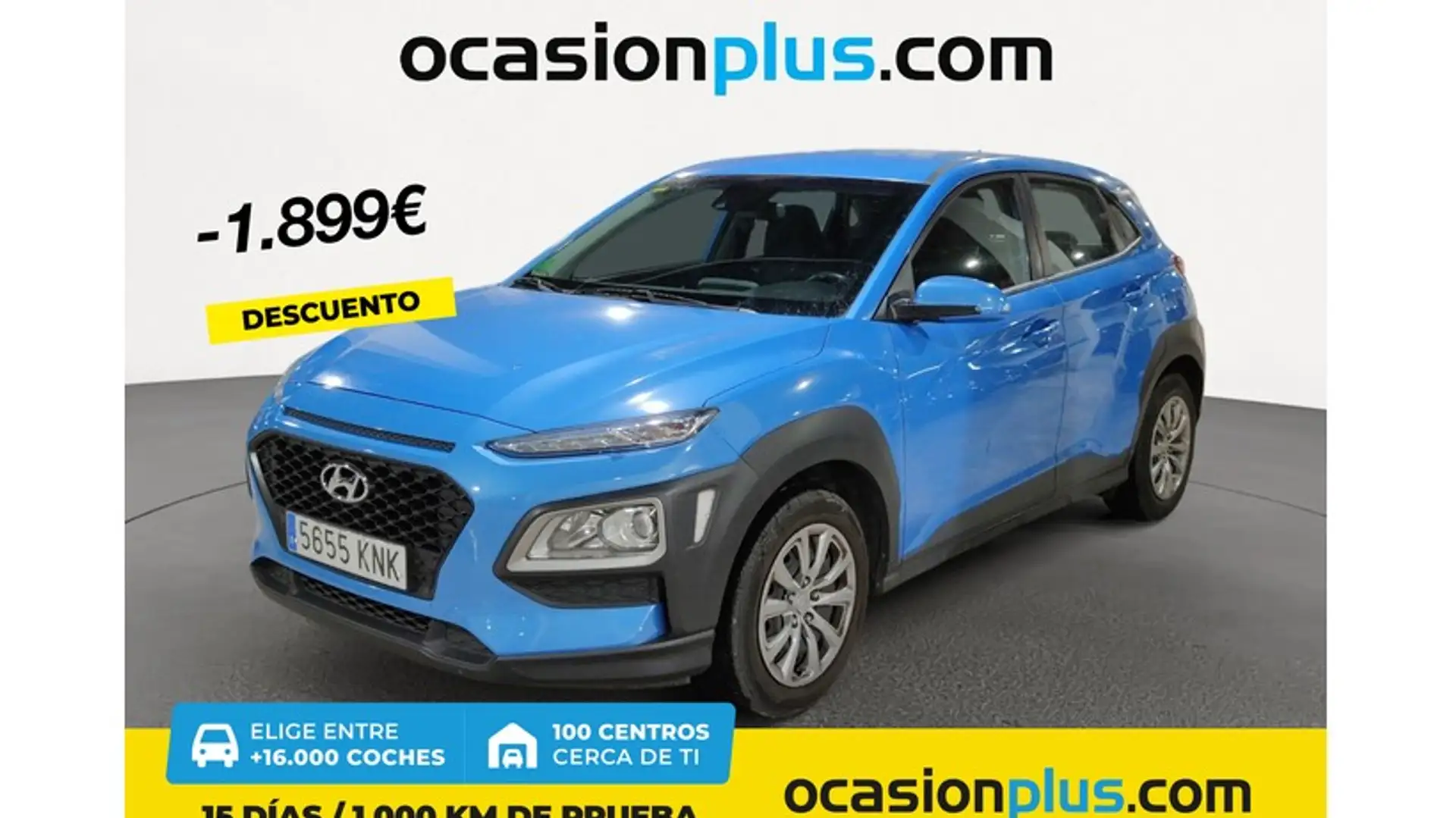 Hyundai KONA 1.0 TGDI Essence 4x2 Blauw - 1
