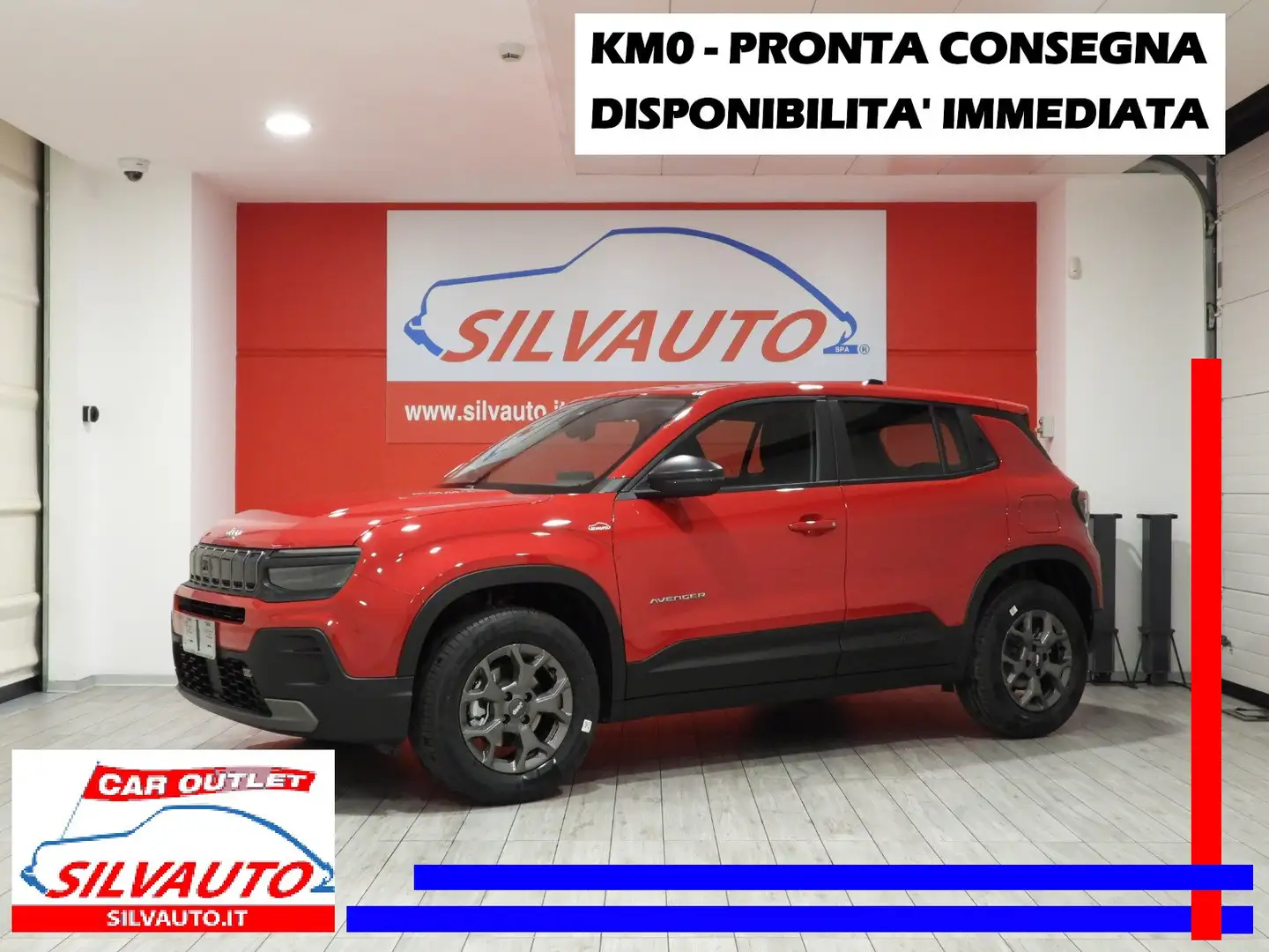 Jeep Avenger JEEP AVENGER 1.2 GSE T3 100CV FWD LONGITUDE MY' 24 Rosso - 1