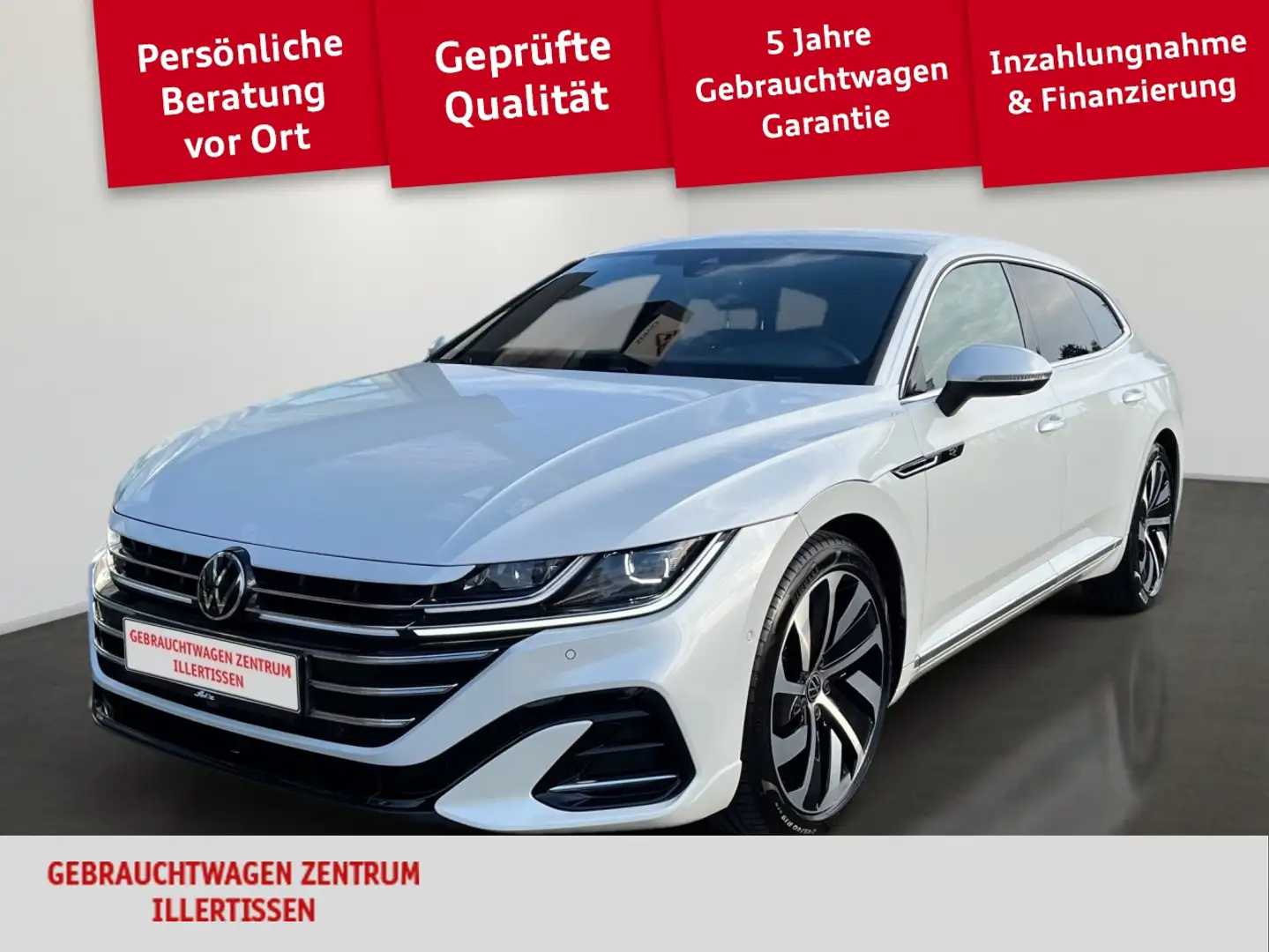 Volkswagen Arteon Shooting Brake 2.0 TDI 4M R-Line *AHK*MATRIX*KAMER Weiß - 1
