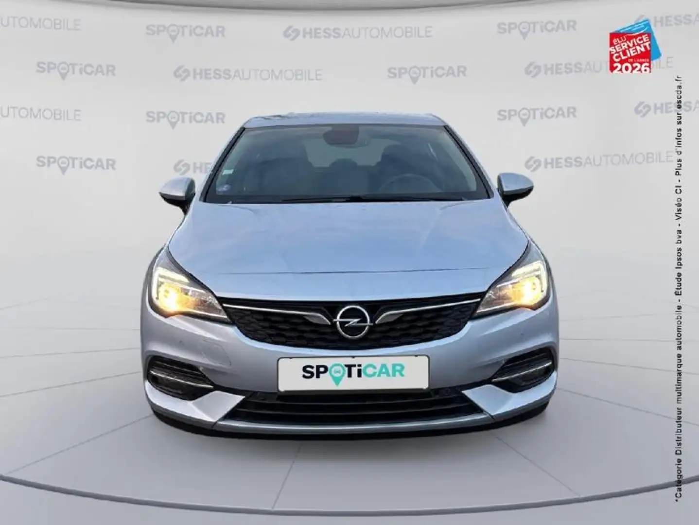 Opel Astra 1.2 Turbo 110ch Gris - 2