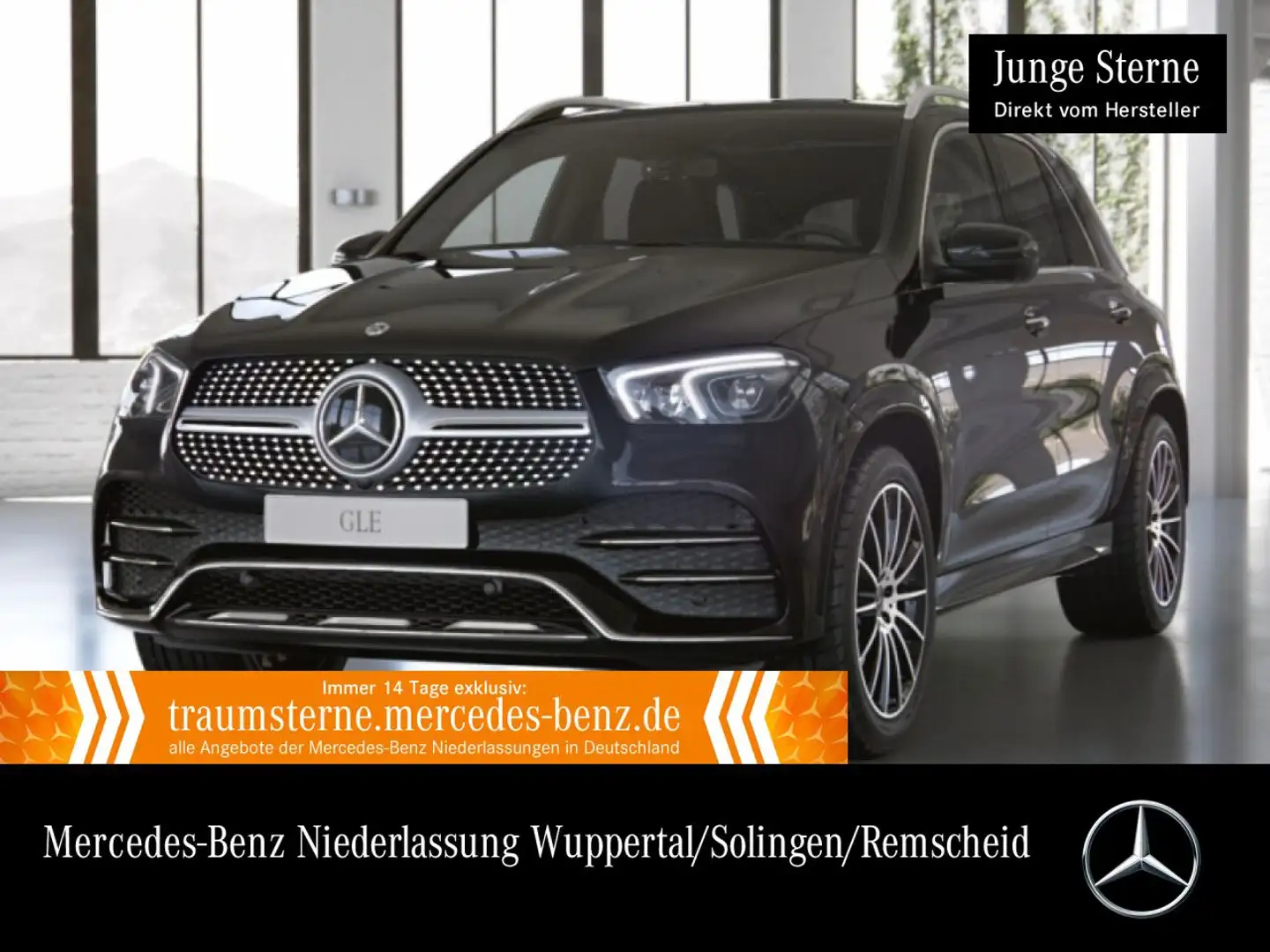 Mercedes-Benz GLE 350 de 4M AMG+PANO+360+LED+FAHRASS+21"+KEYLESS Noir - 1