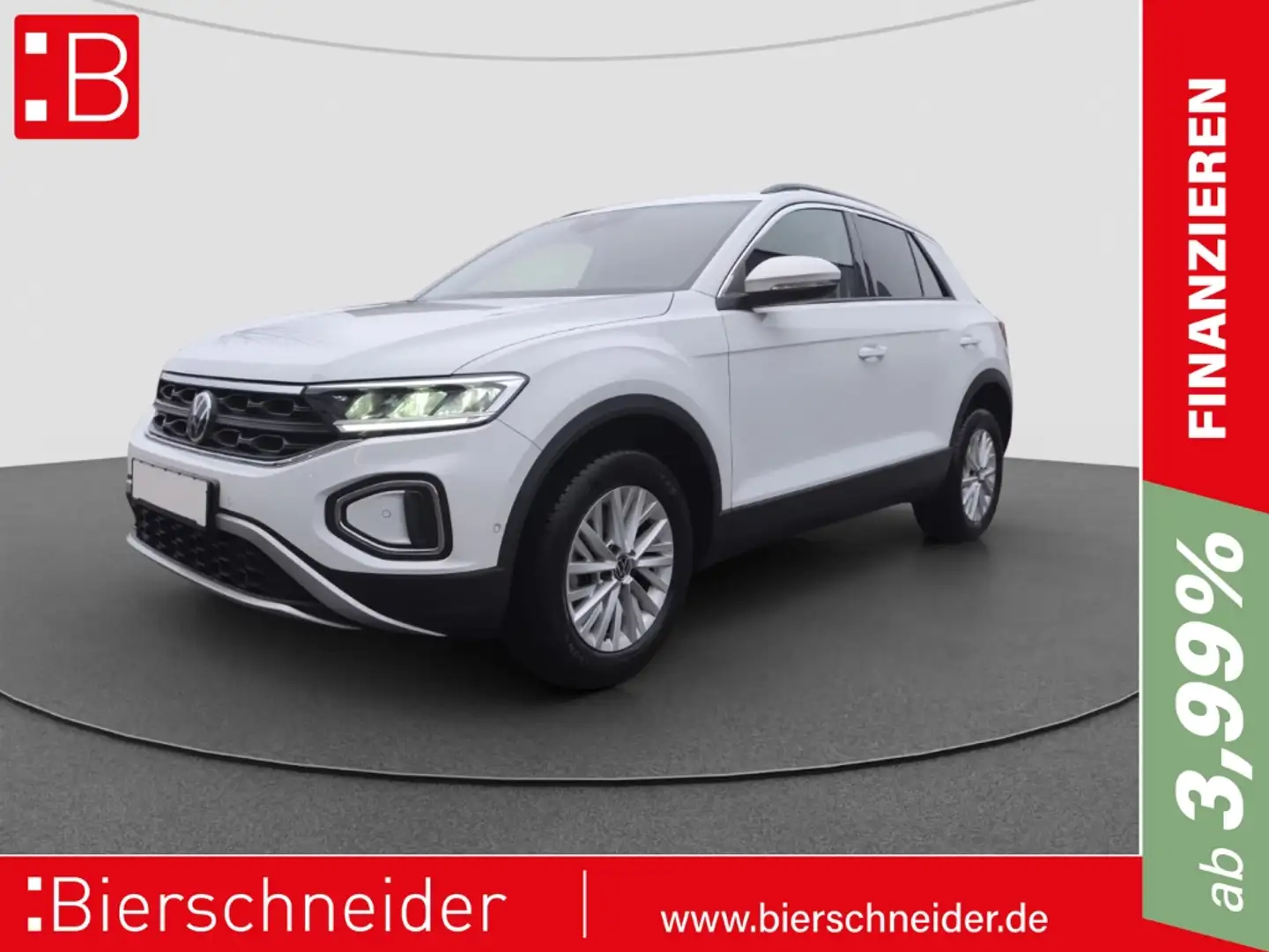 Volkswagen T-Roc 1.0 TSI NAVI LED KAMERA Weiß - 1