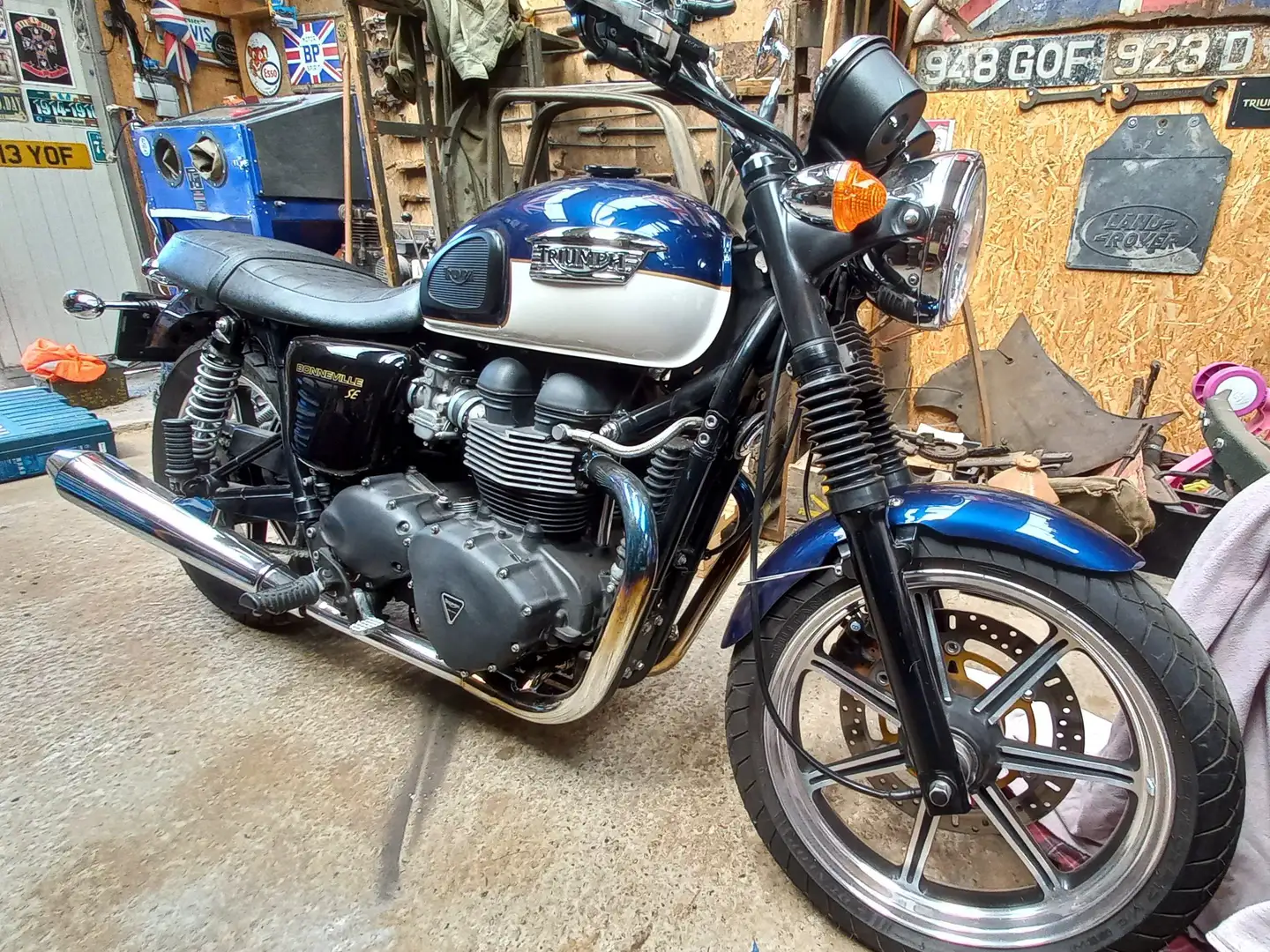Triumph Bonneville SE Bonneville Bleu - 1