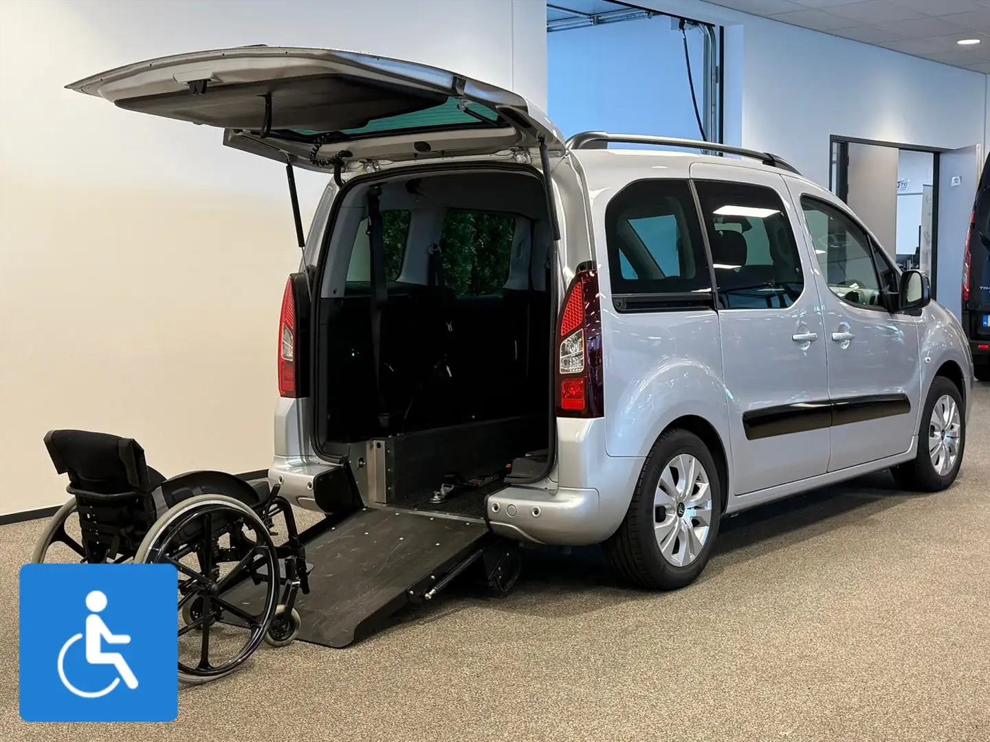 Citroen Berlingo Rolstoelauto (airco) - Rolstoel geschikt Grigio - 2