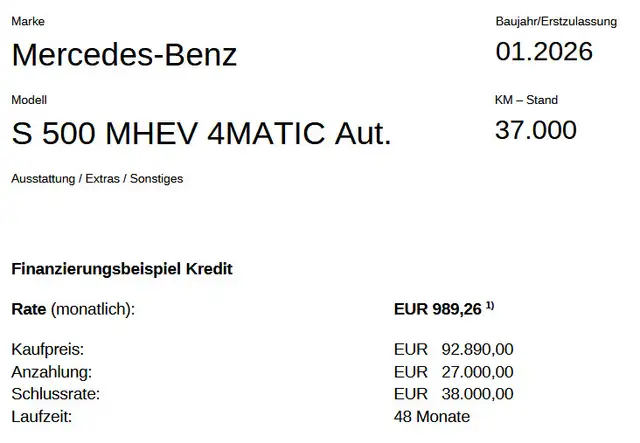 Mercedes-Benz S 500 4MATIC Aut. Ansicht 24